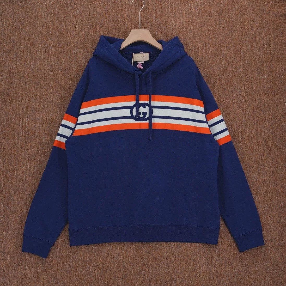 Gucci Gucci Stripe Logo Drawstring Hoodie Size US XXL / EU 58 / 5 - 1 Thumbnail