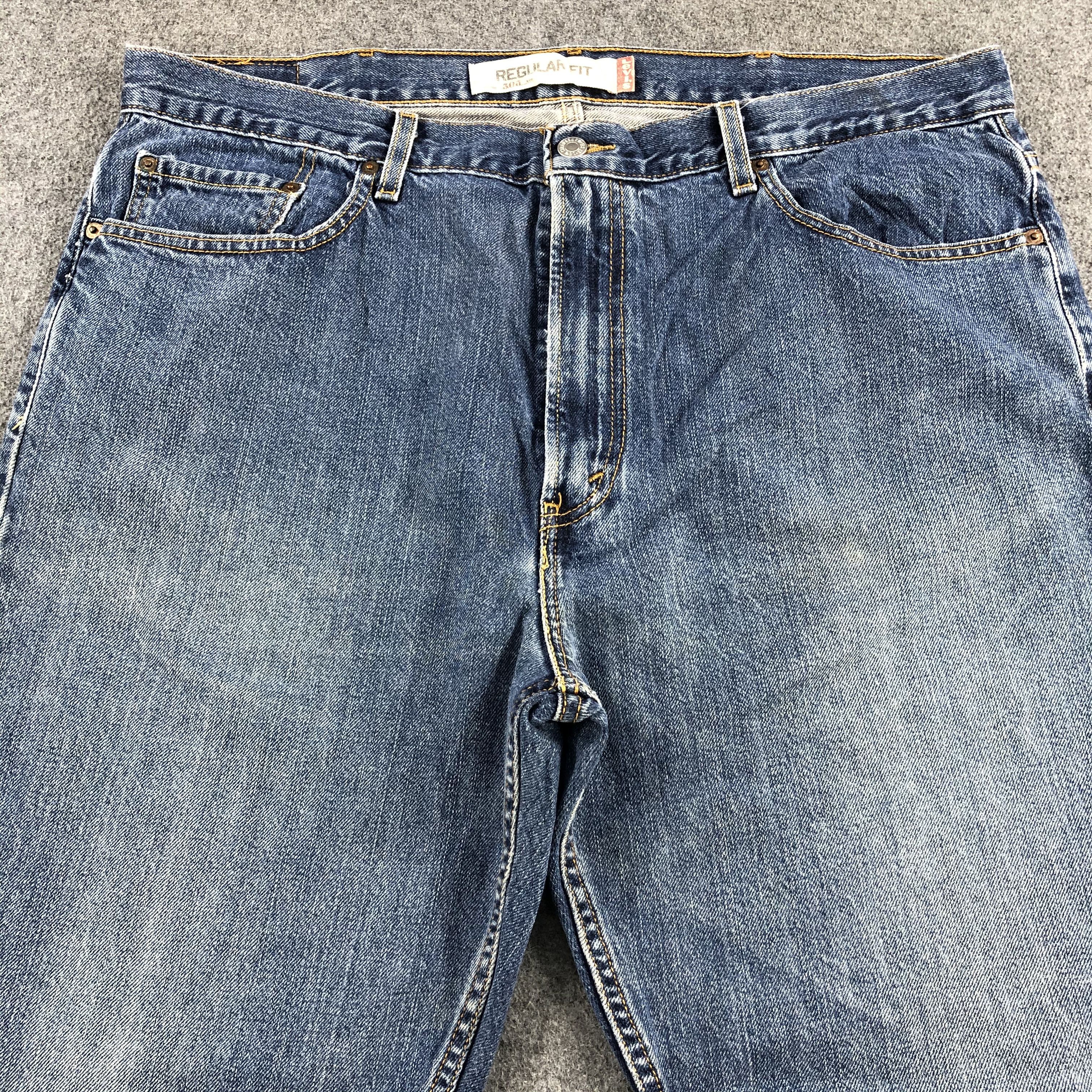 Levi's Vintage Blue Wash Levis 505 Jeans-J1660 Size US 40 / EU 56 - 3 Thumbnail
