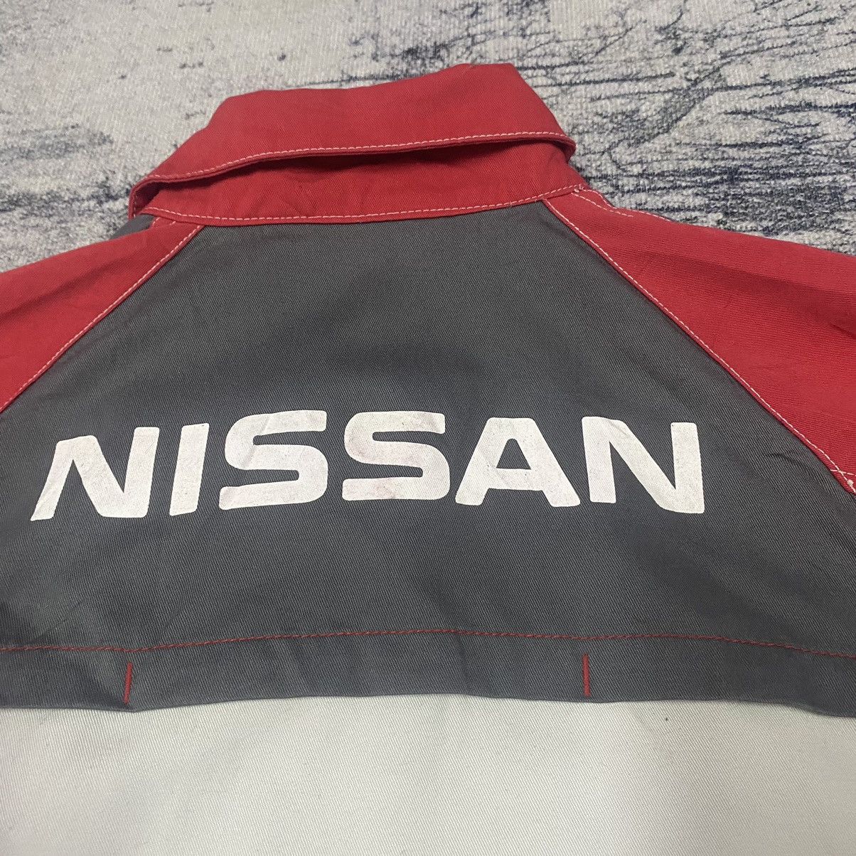 Japanese Brand × Vintage Vintage Japanese Nissan Motor Sport Button Up Jacket Size US XL / EU 56 / 4 - 14 Thumbnail