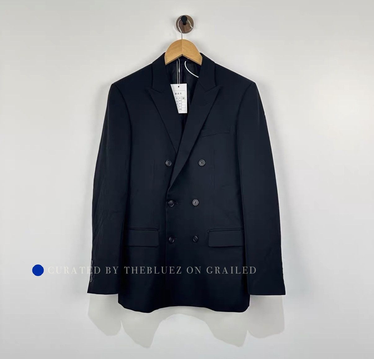 Burberry Stylish Black Wool Blazer, Size M Size US M / EU 48-50 / 2 - 1 Thumbnail