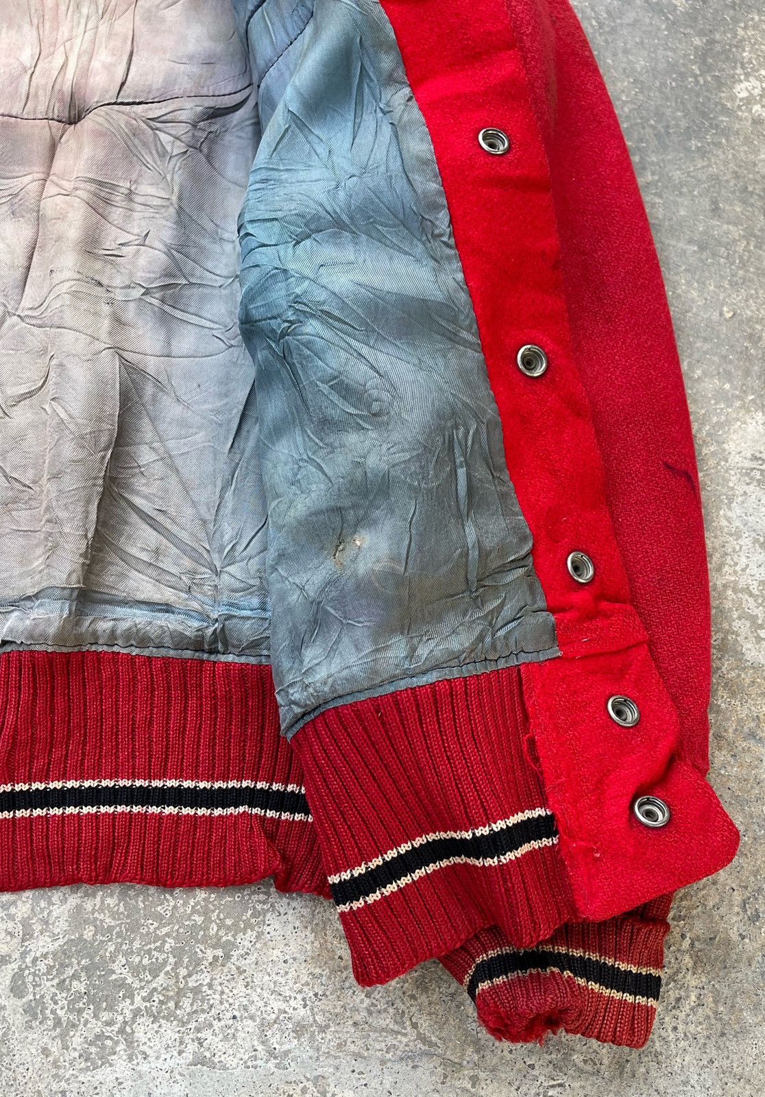 Vintage 🔥VINTAGE 70s BELL HELMETS VARSITY JACKET Size US M / EU 48-50 / 2 - 20 Thumbnail