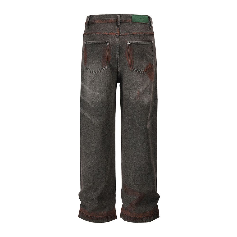 Japanese Brand × Jean Men's punk distressed washed loose jeans Size US 32 / EU 48 - 2 Thumbnail