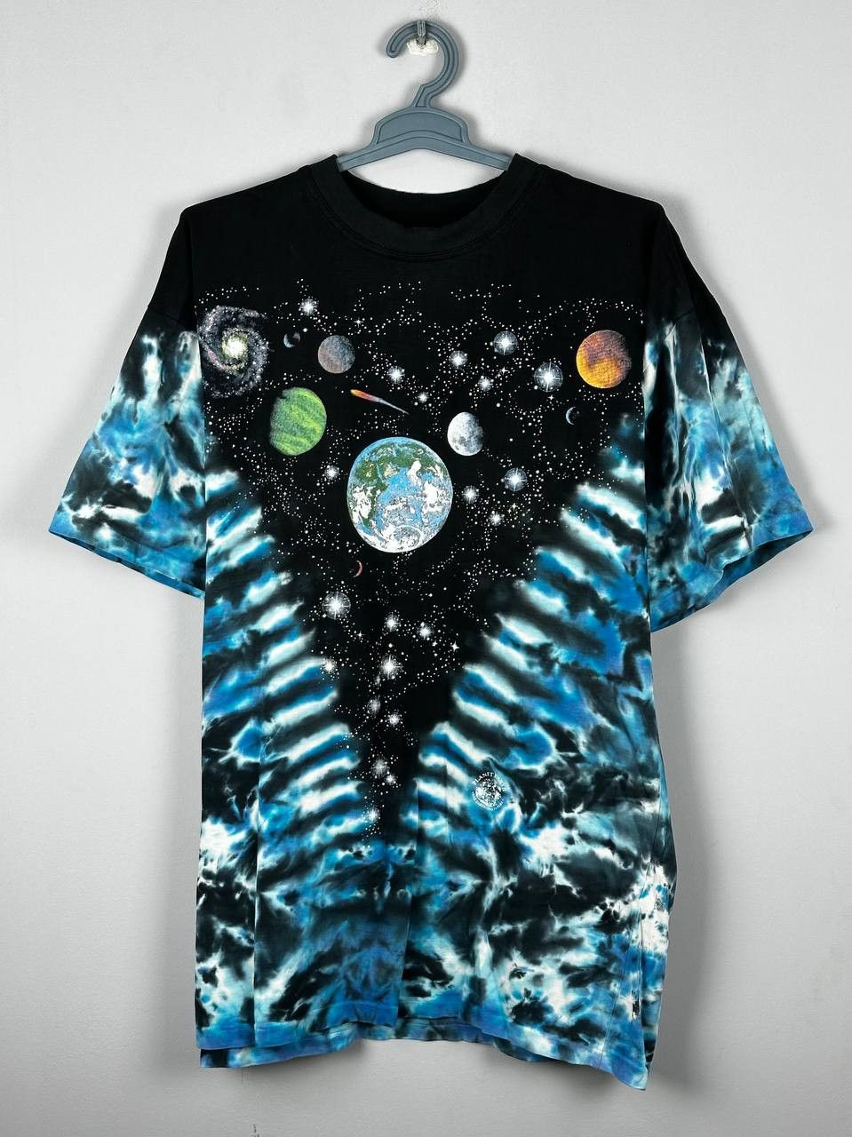 Liquid Blue Vintage Planet Earth AOP Galaxy Printed T Shirt Size US XL / EU 56 / 4 - 1 Thumbnail