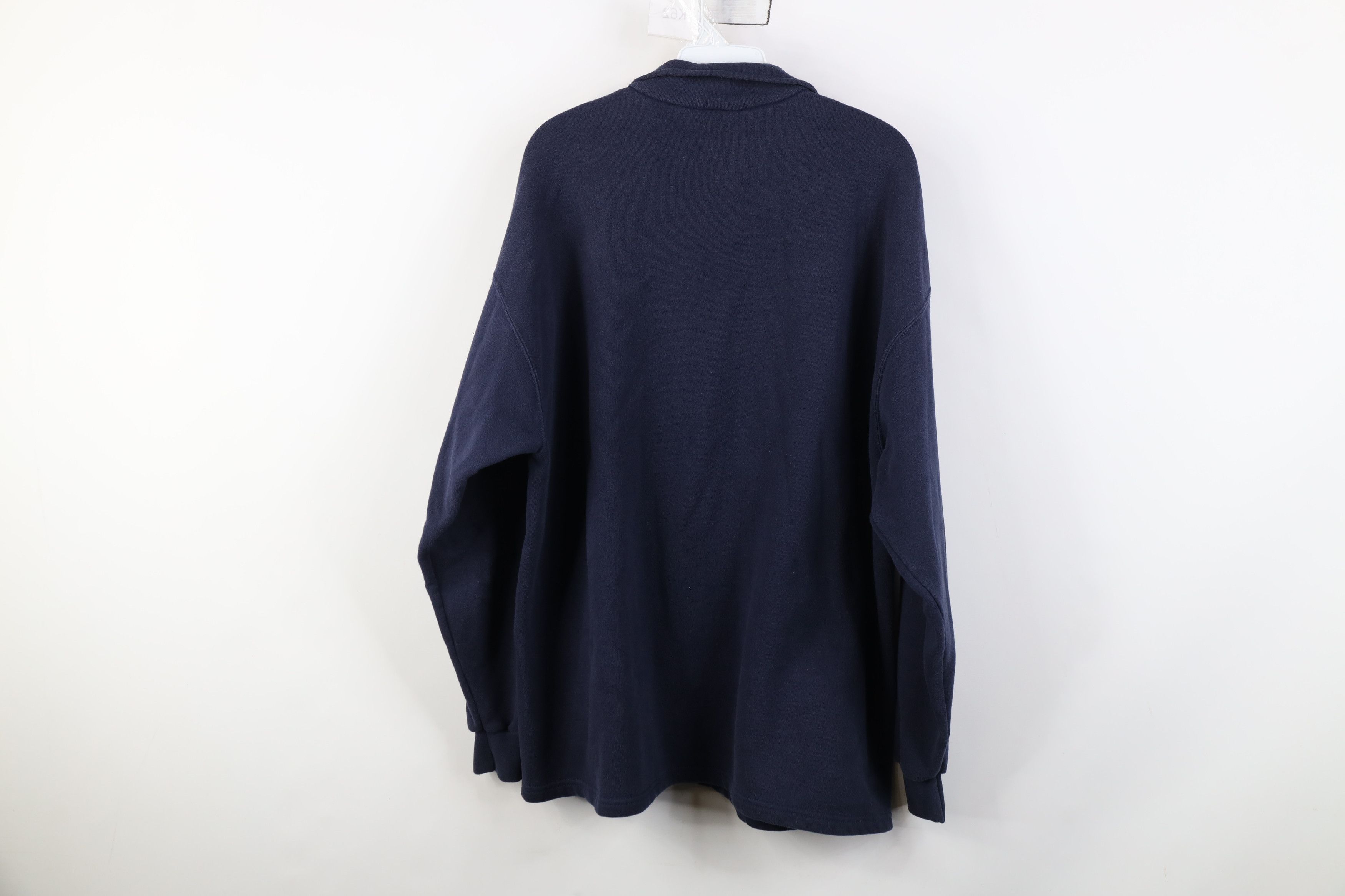 Vintage Vintage 90s Streetwear Heavy Half Zip Pullover Sweatshirt Size US XL / EU 56 / 4 - 11 Thumbnail