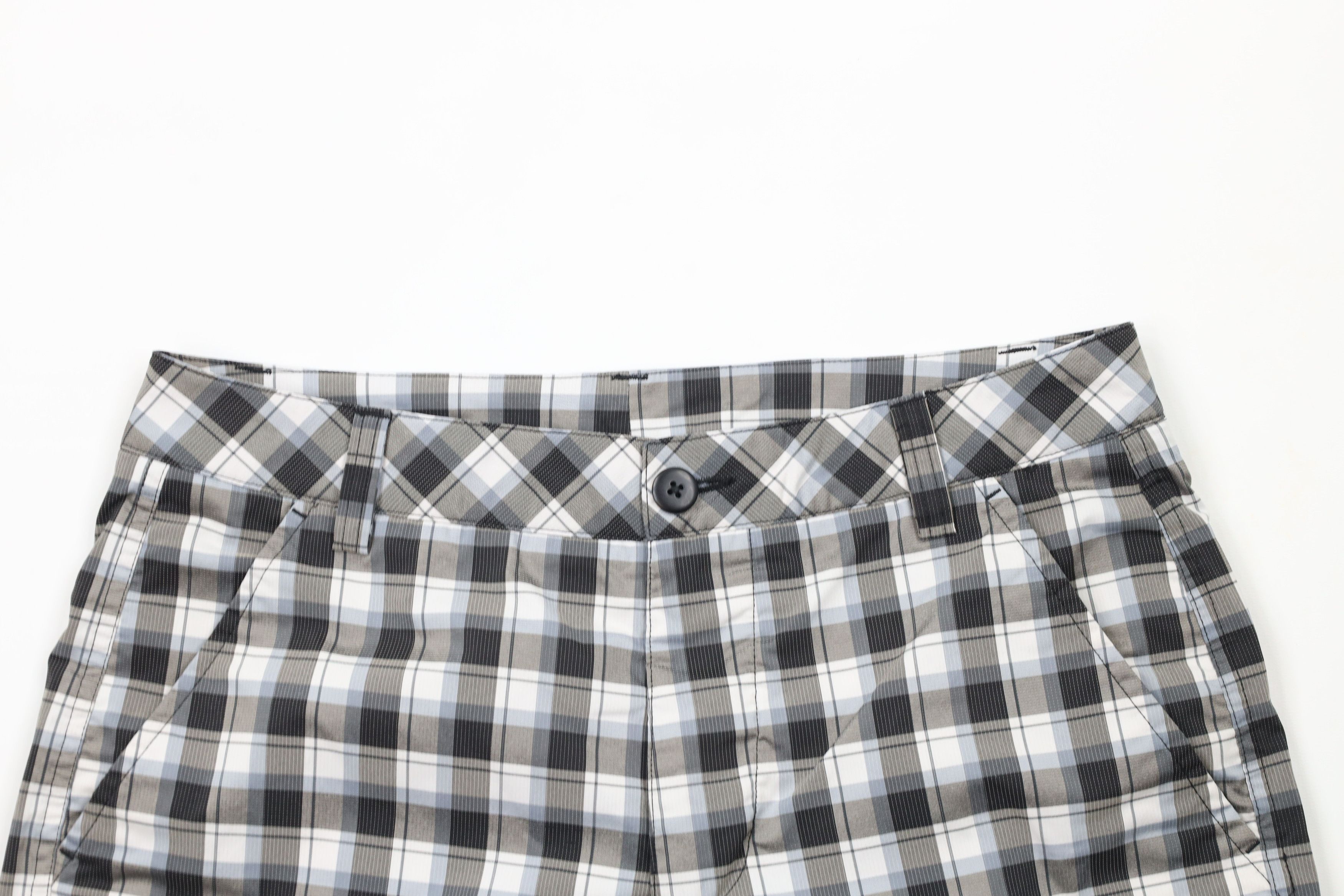 Puma × Vintage Puma Golf Cell Fowler Stretch Golfing Chino Shorts Plaid Size US 30 / EU 46 - 2 Thumbnail