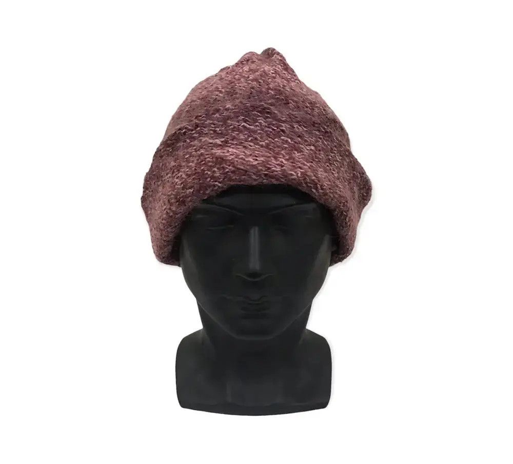 Vintage Japanese Brand Plain Beanie Hat Size ONE SIZE - 2 Thumbnail