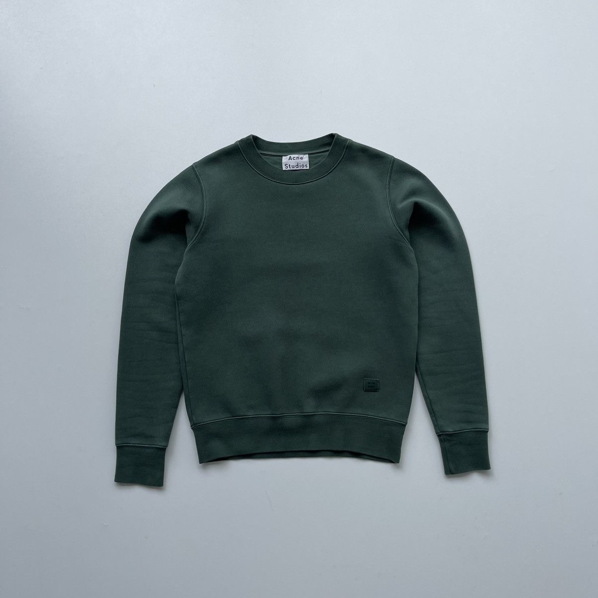 Acne Studios Acne Studios Vernina Dyed S15 Face Logo Sweatshirt Garments Size US S / EU 44-46 / 1 - 1 Thumbnail