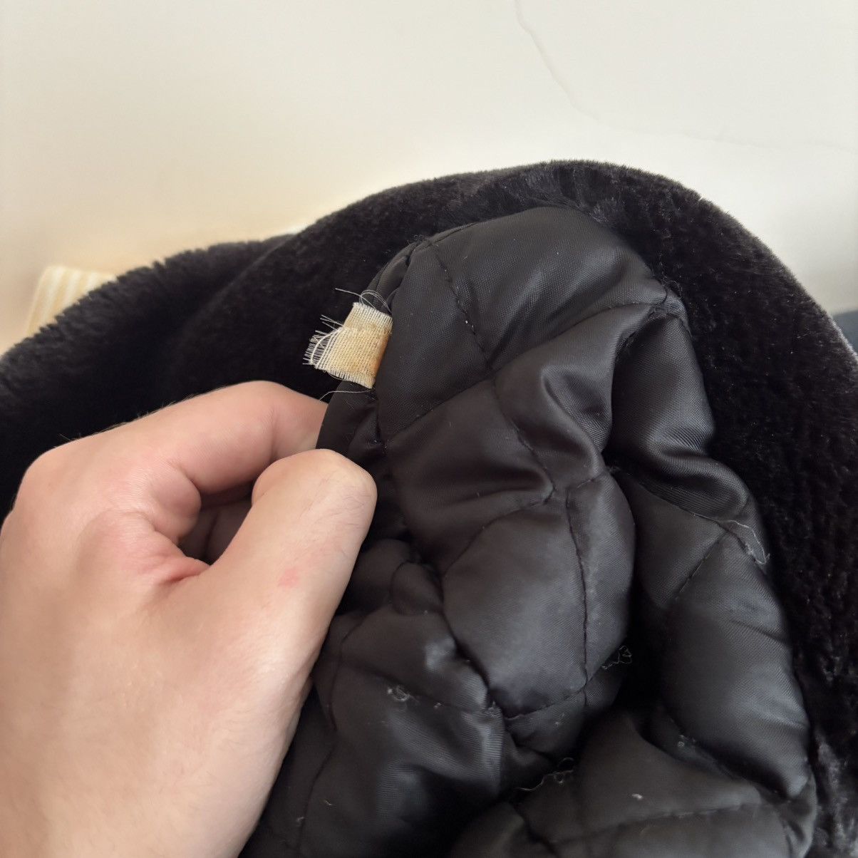 Vintage Vintage 80’s Black Ushanka Hat – Real Fur Size 32 - 6 Thumbnail