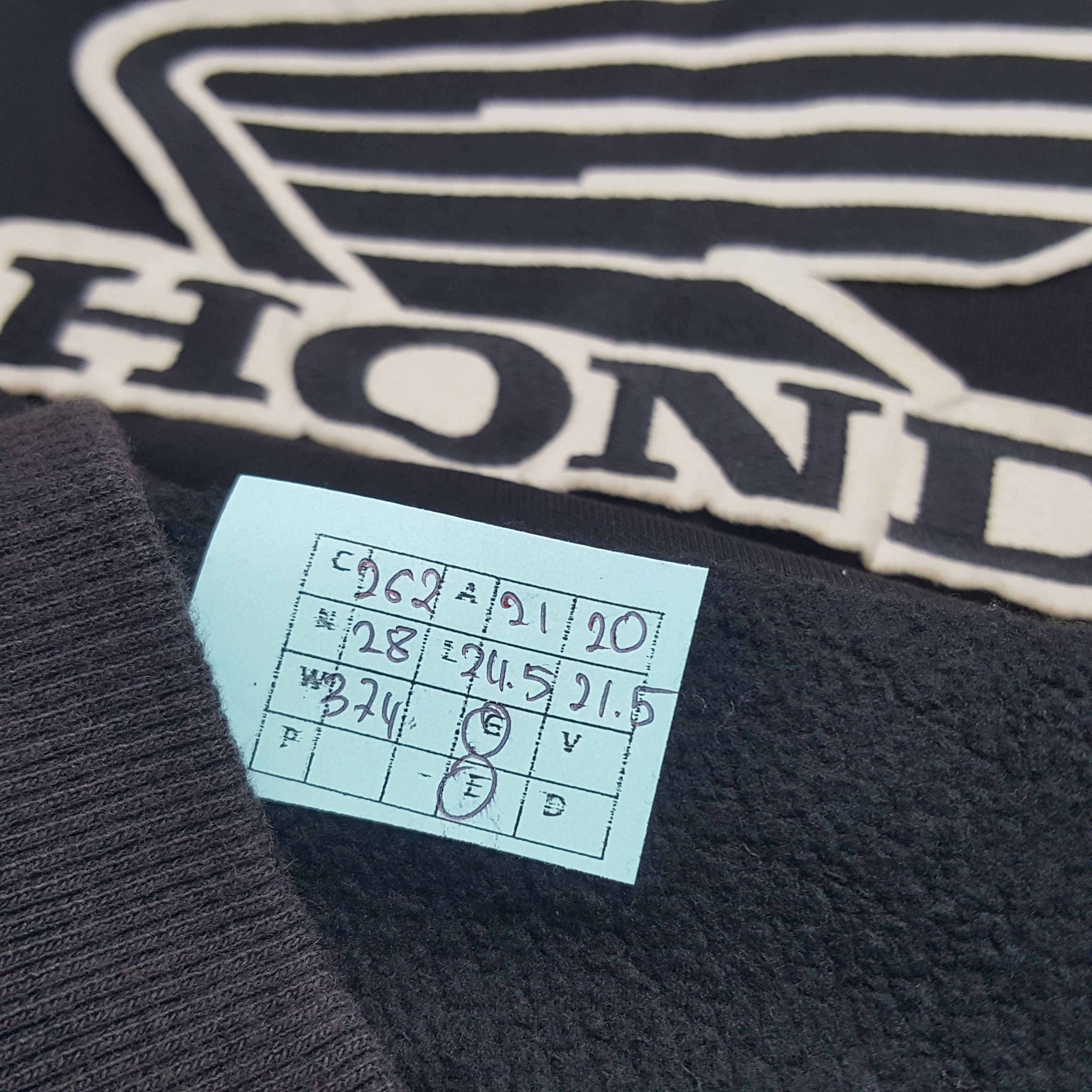 GU × Japanese Brand Vintage GU X HONDA Japanese Brand Motorsports Sweatshirt Size US S / EU 44-46 / 1 - 7 Thumbnail