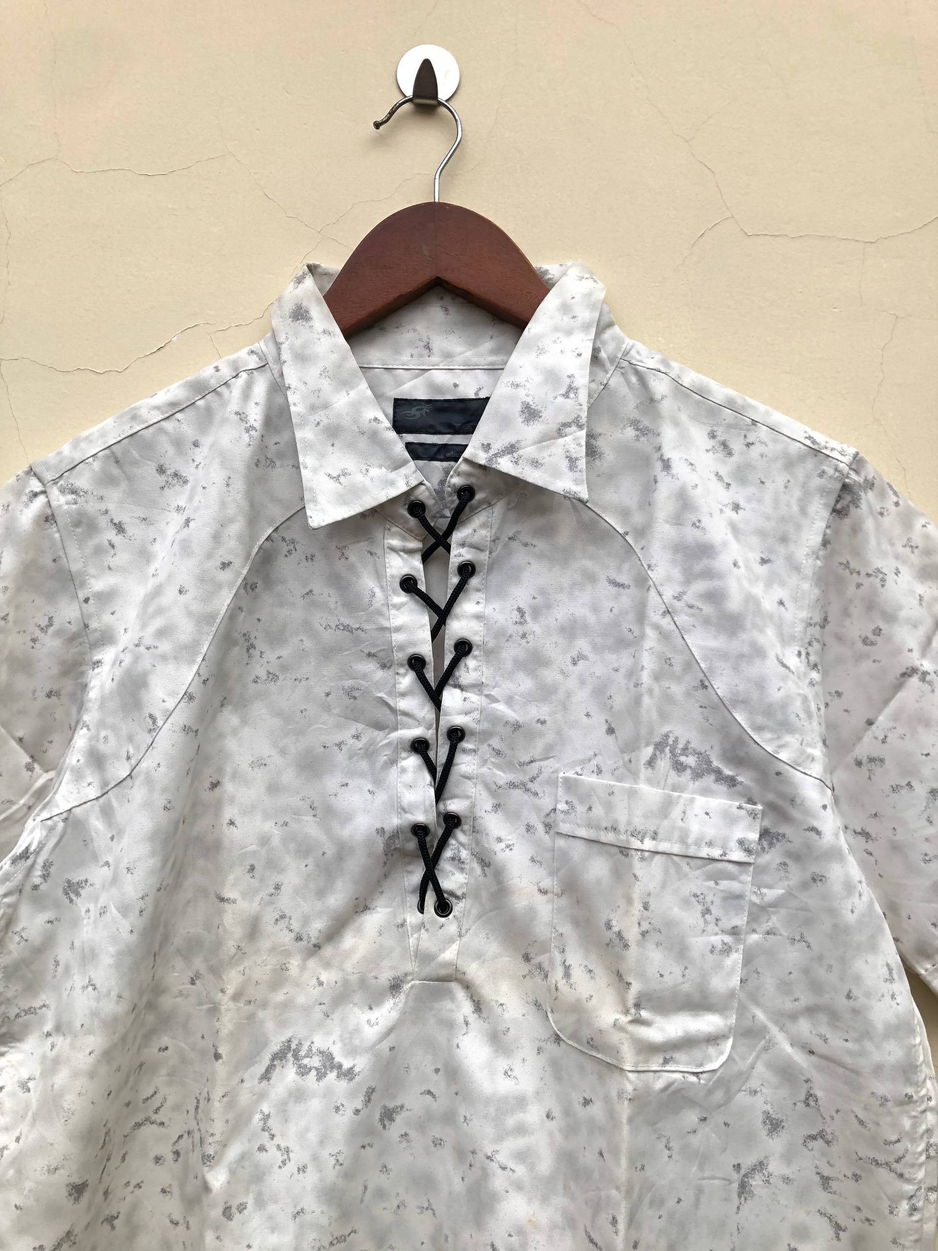 Japanese Brand Movebare Lace Up Vkei Style Y2K Like LGB If six was nine Size US M / EU 48-50 / 2 - 3 Thumbnail