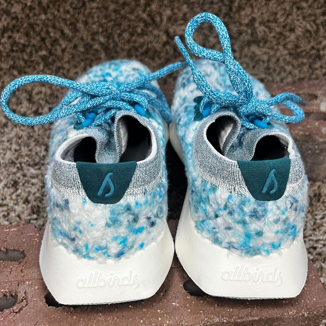Allbirds Allbirds Wool Dasher Fluffs Sneaker Teal/Deep Emerald 5.5 Size US 5.5 / IT 35.5 - 6 Thumbnail