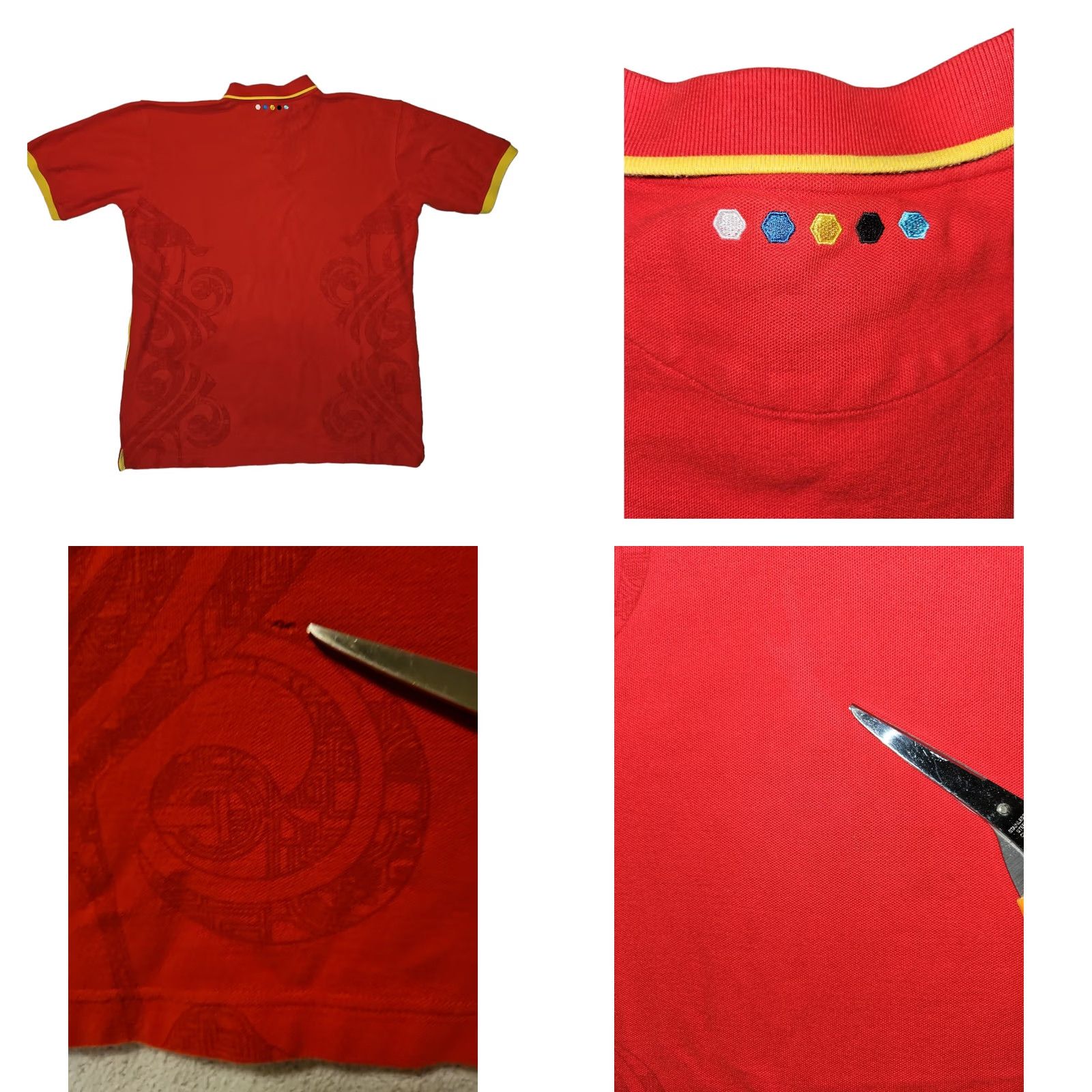 Coogi VINTAGE COOGI Polo Shirt Mens 3XL Short Sleeve Red Embroidered Hip Hop City Hipster Logo 100% Cotton Shirt Size US XXL / EU 58 / 5 - 9 Thumbnail