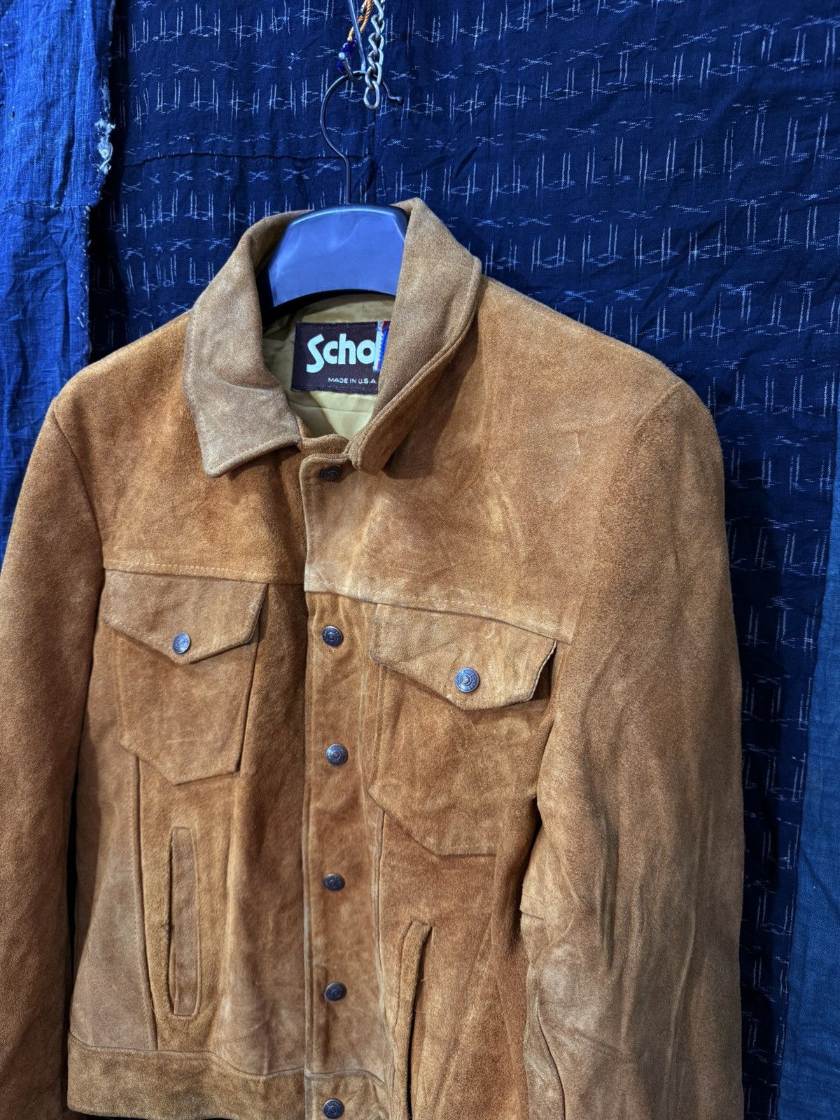 Schott Vtg Schott NYC Suede Leather Jacket Type 3 3sixteen 3🟦 Size US M / EU 48-50 / 2 - 8 Thumbnail