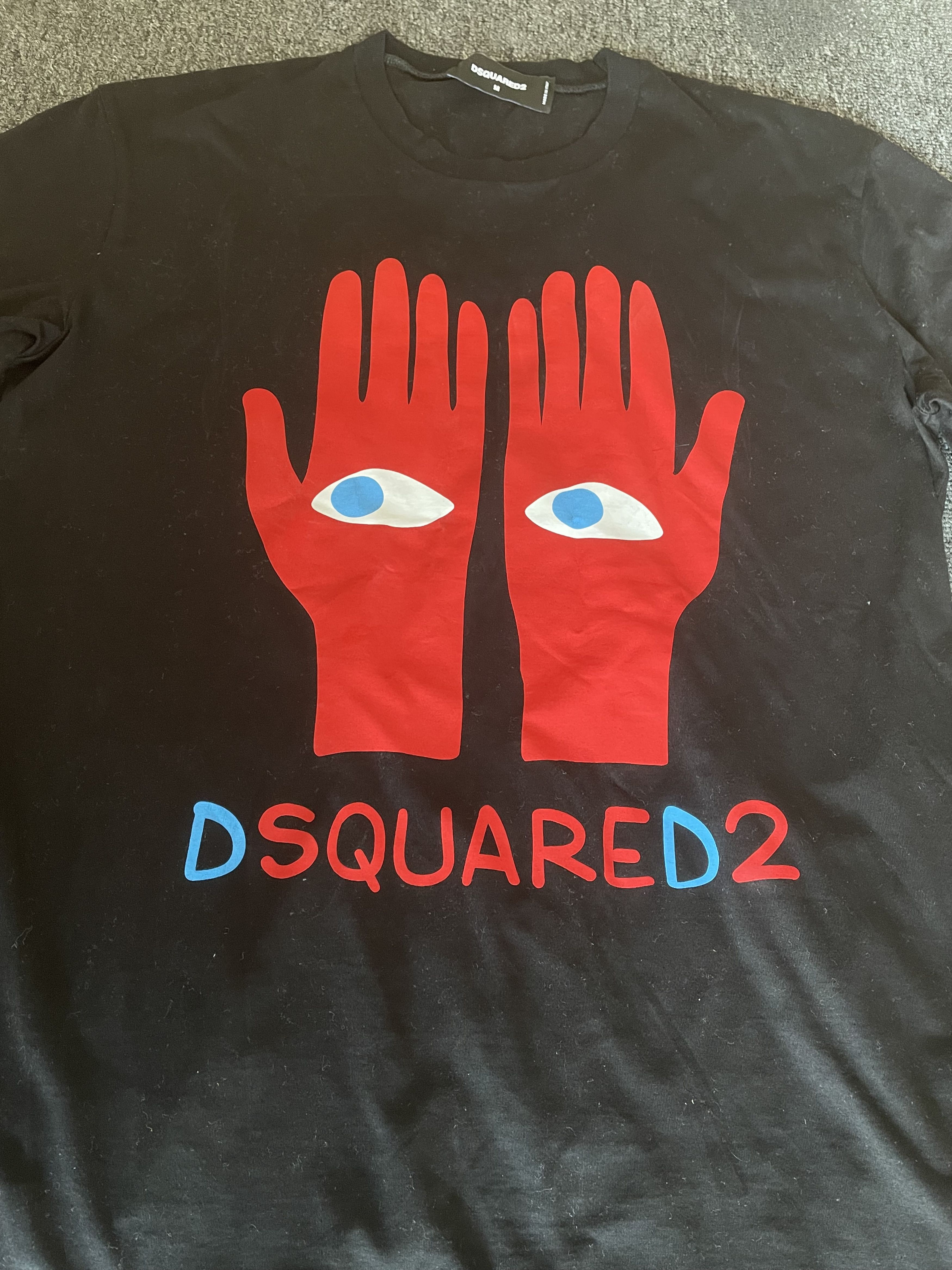 Dsquared2 DSQUARED2 BLACK EBYS T-shirt Size US M / EU 48-50 / 2 - 4 Thumbnail