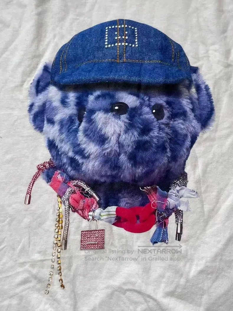 Acne Studios Acne Studios Face expression bear print round neck short s Size US S / EU 44-46 / 1 - 3 Thumbnail