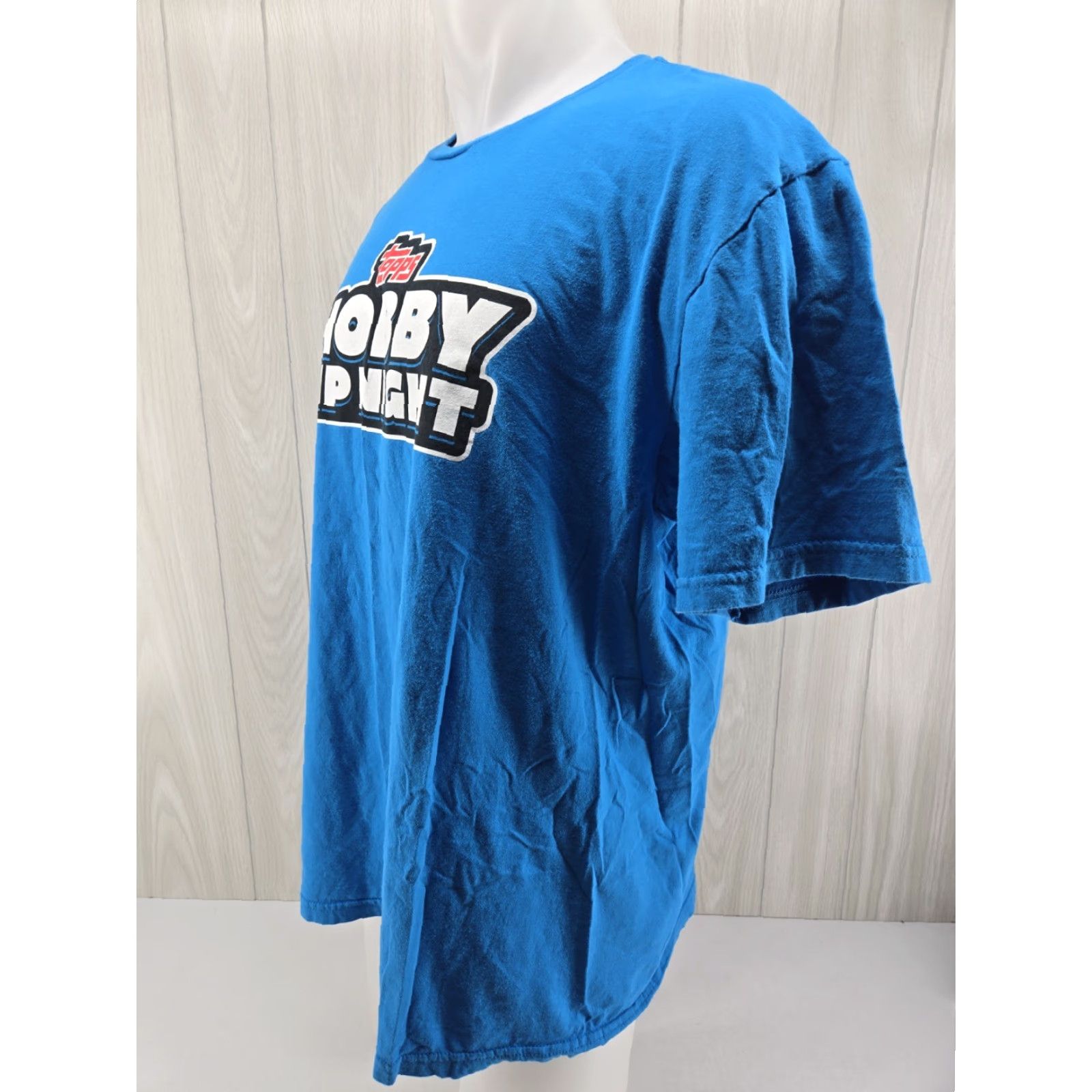 Gildan Topps Hobby Rip Night Graphic Shirt Size XL Blue Short Sleeve Game Night Mens T-Shirt Gildan Size US XL / EU 56 / 4 - 4 Thumbnail