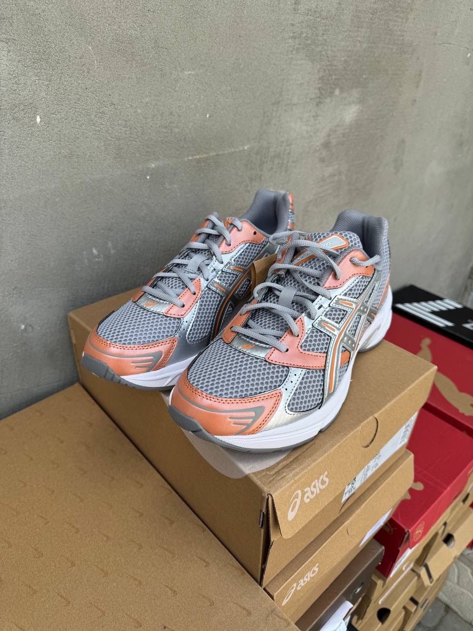Asics Asics Gel-1130 Cement Grey Rust Orange Size US 10.5 / EU 43-44 - 7 Thumbnail