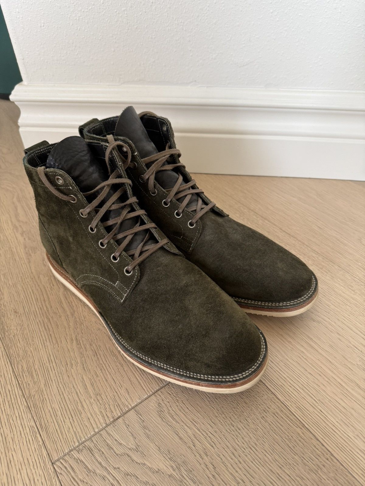 Viberg Viberg Service Boot in Hunter Green Taurus Roughout Size US 10.5 / EU 43-44 - 2 Thumbnail