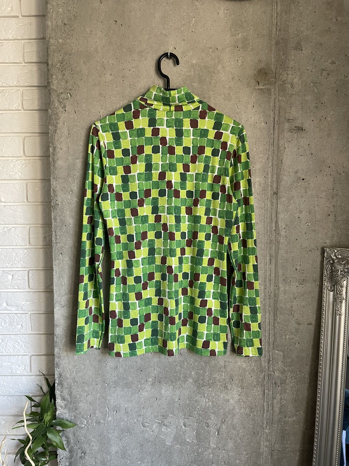 Marni × Uniqlo Rare Marni X Uniqlo Abstraction Heattech Turtleneck Y2k Size US M / EU 48-50 / 2 - 1 Thumbnail