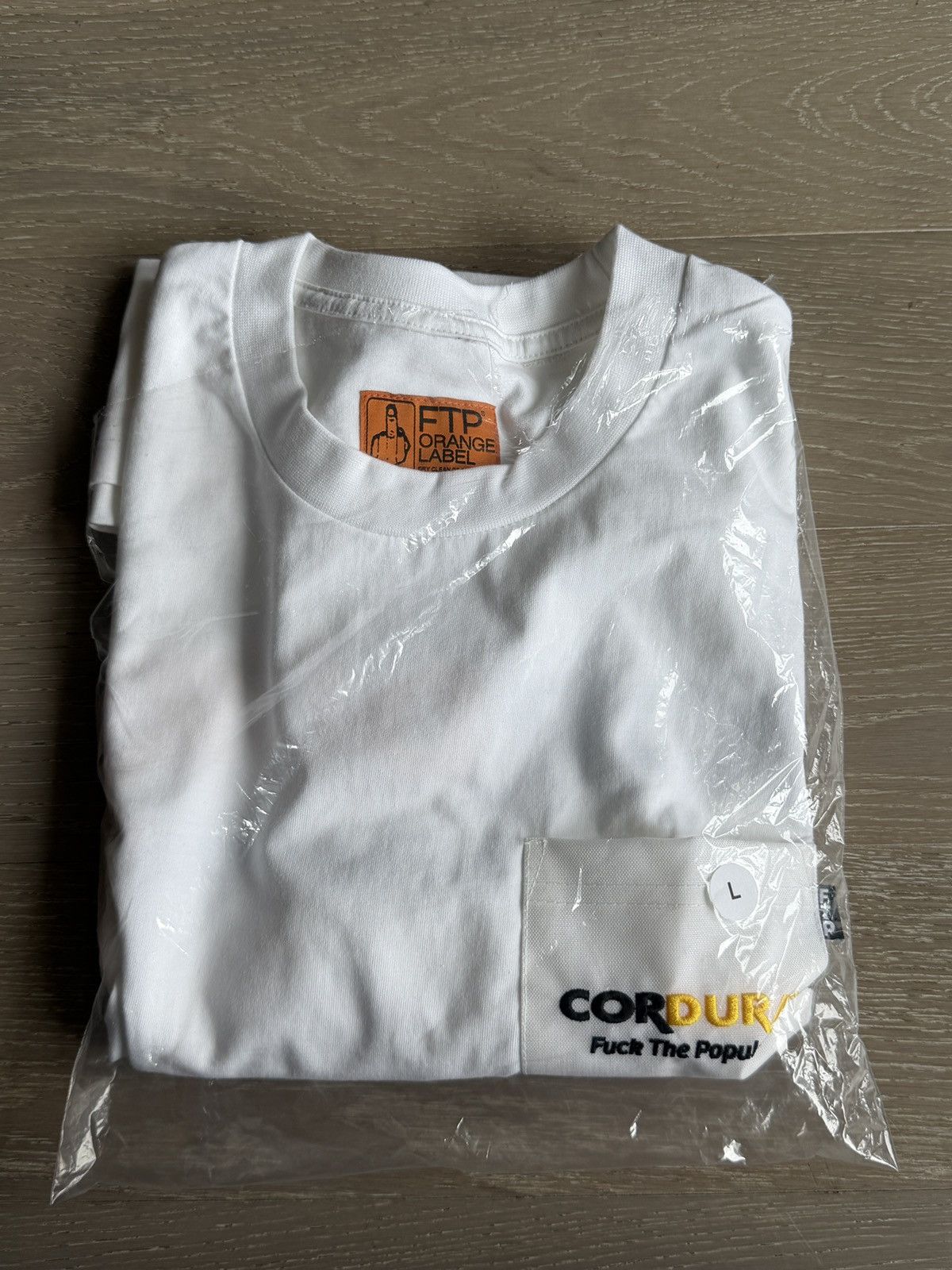 Fuck The Population MEDIUM CORDURA POCKET TEE WHITE ❤️✅ NEW FUCK THE POPULATION Size US L / EU 52-54 / 3 - 6 Thumbnail