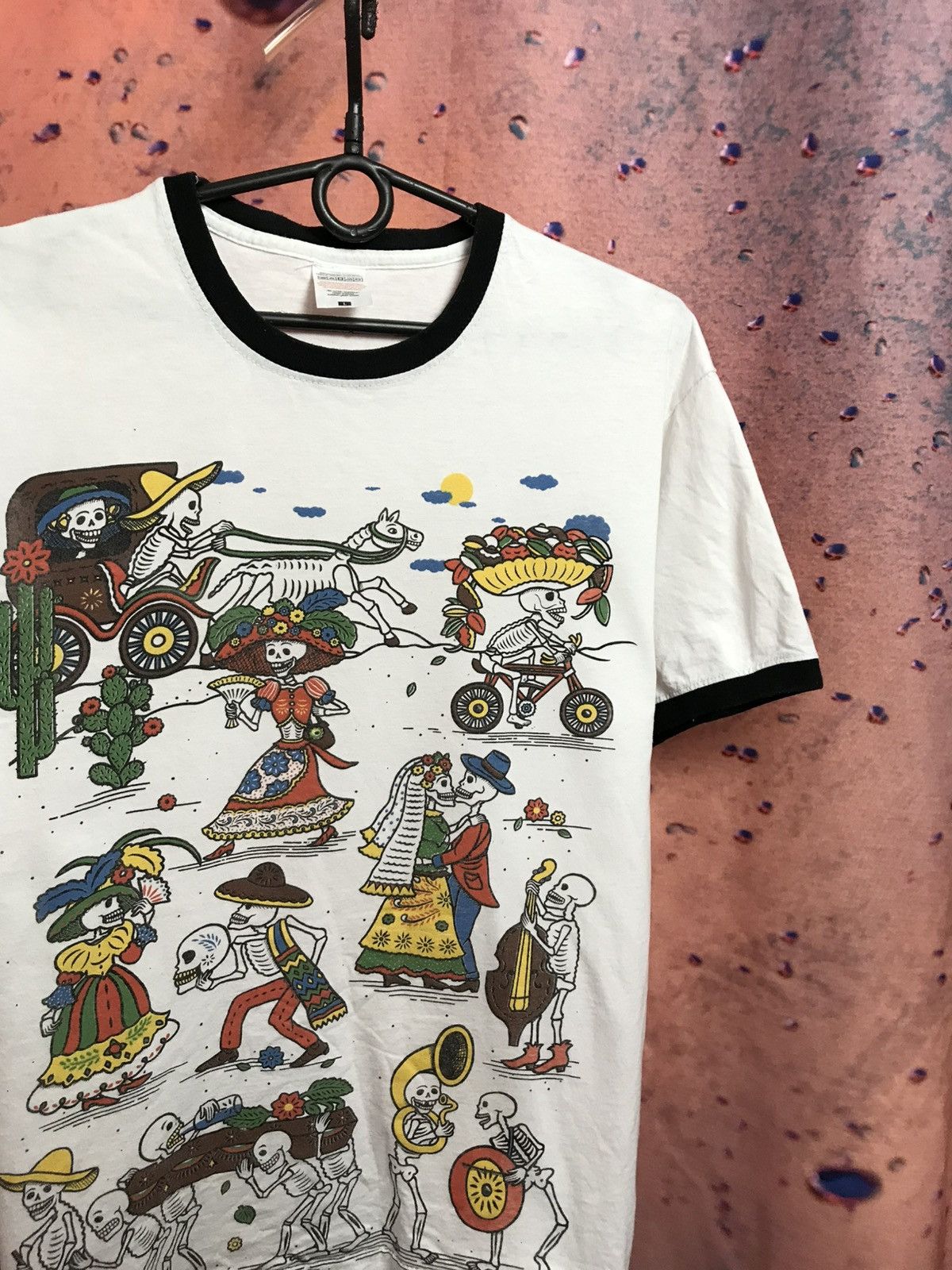 Band Tees Vintage Skeleton dead festival band tee Size US L / EU 52-54 / 3 - 1 Thumbnail