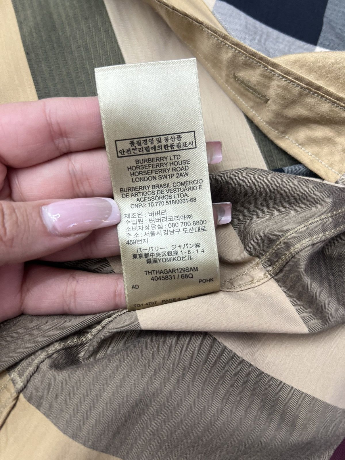Burberry Burberry Button Down Long Sleeve Size US S / EU 44-46 / 1 - 10 Thumbnail