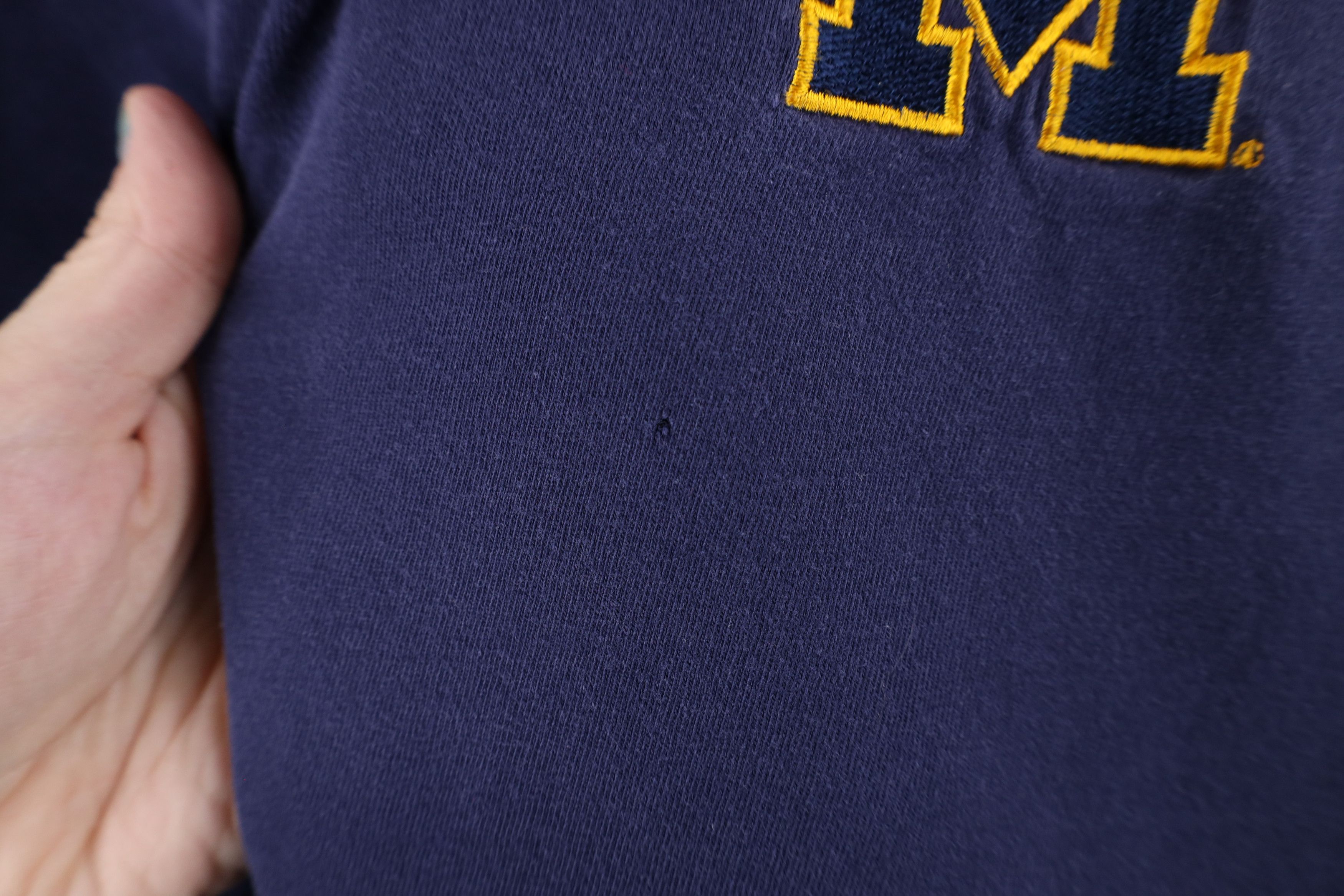 Starter × Vintage Vintage 90s Starter Out University of Michigan T-Shirt Blue Size US XL / EU 56 / 4 - 7 Thumbnail