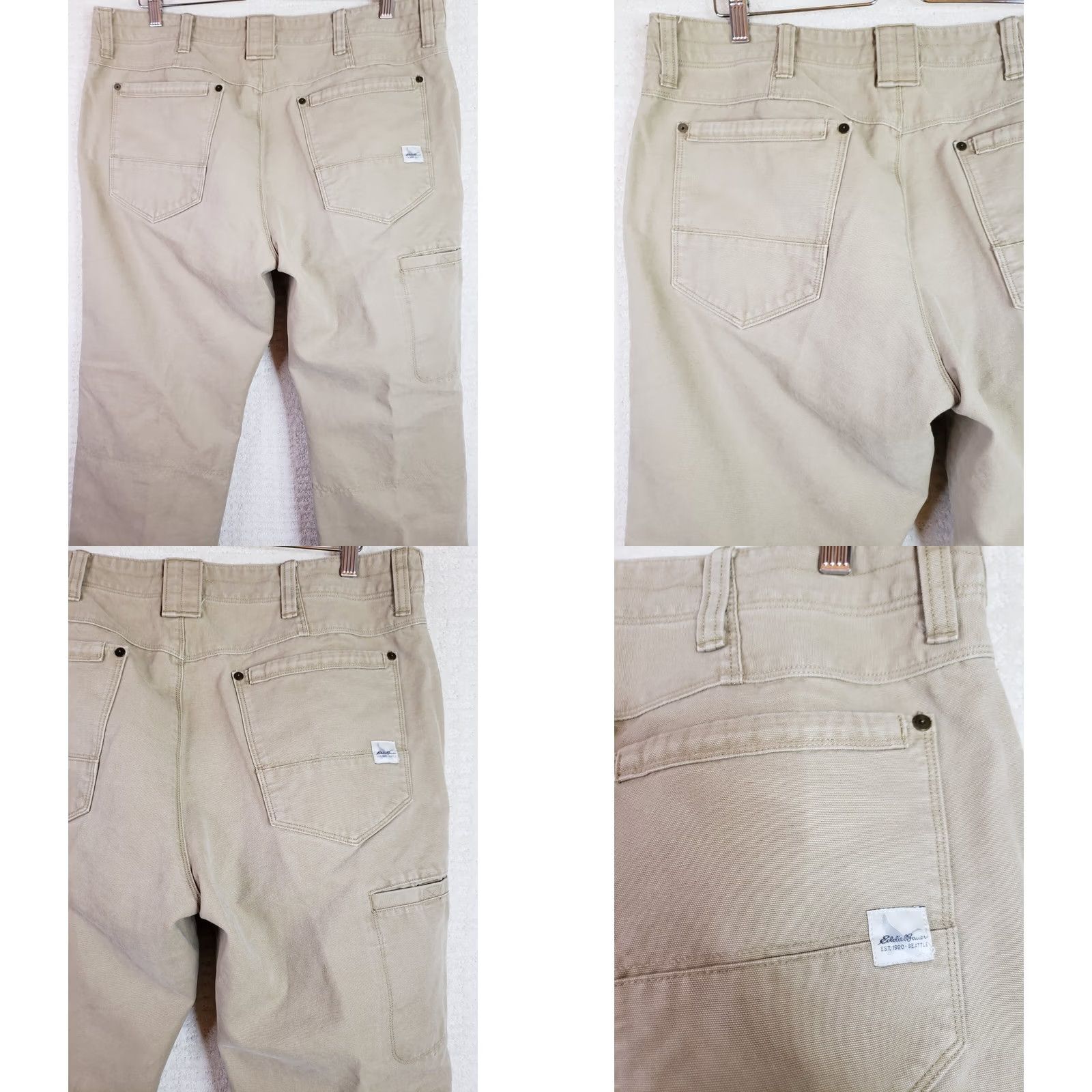 Eddie Bauer VINTAGE Eddie Bauer Pants Canvas Saddle 38x30 Relaxed Straight Utility Workwear Men Mens Size US 38 / EU 54 - 8 Thumbnail