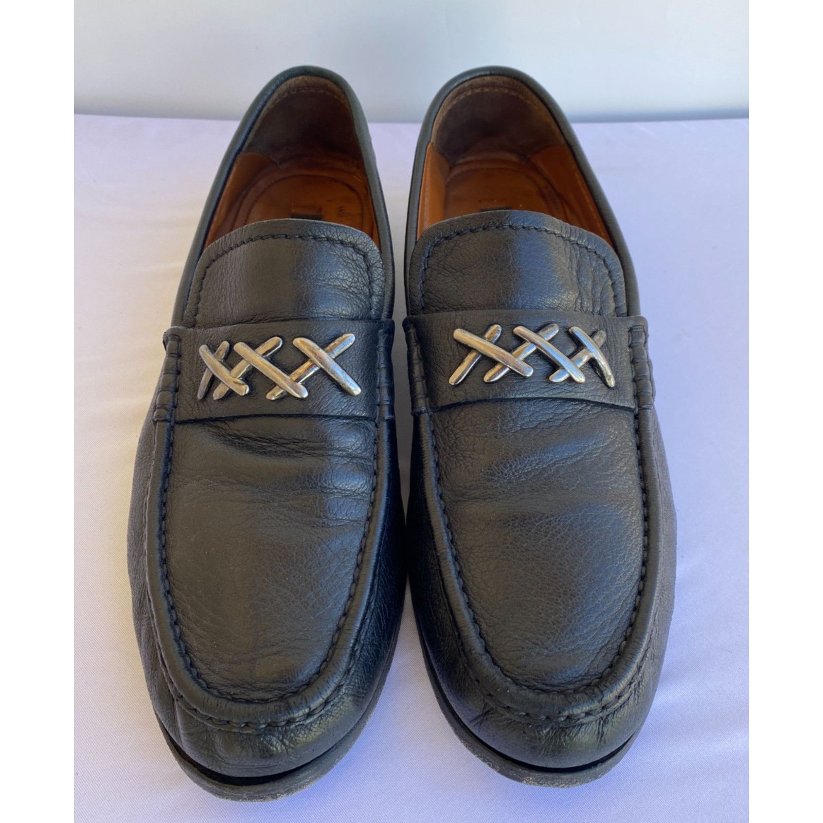Ermenegildo Zegna Couture XXX Black Loafer Leather US 10  display picture 1