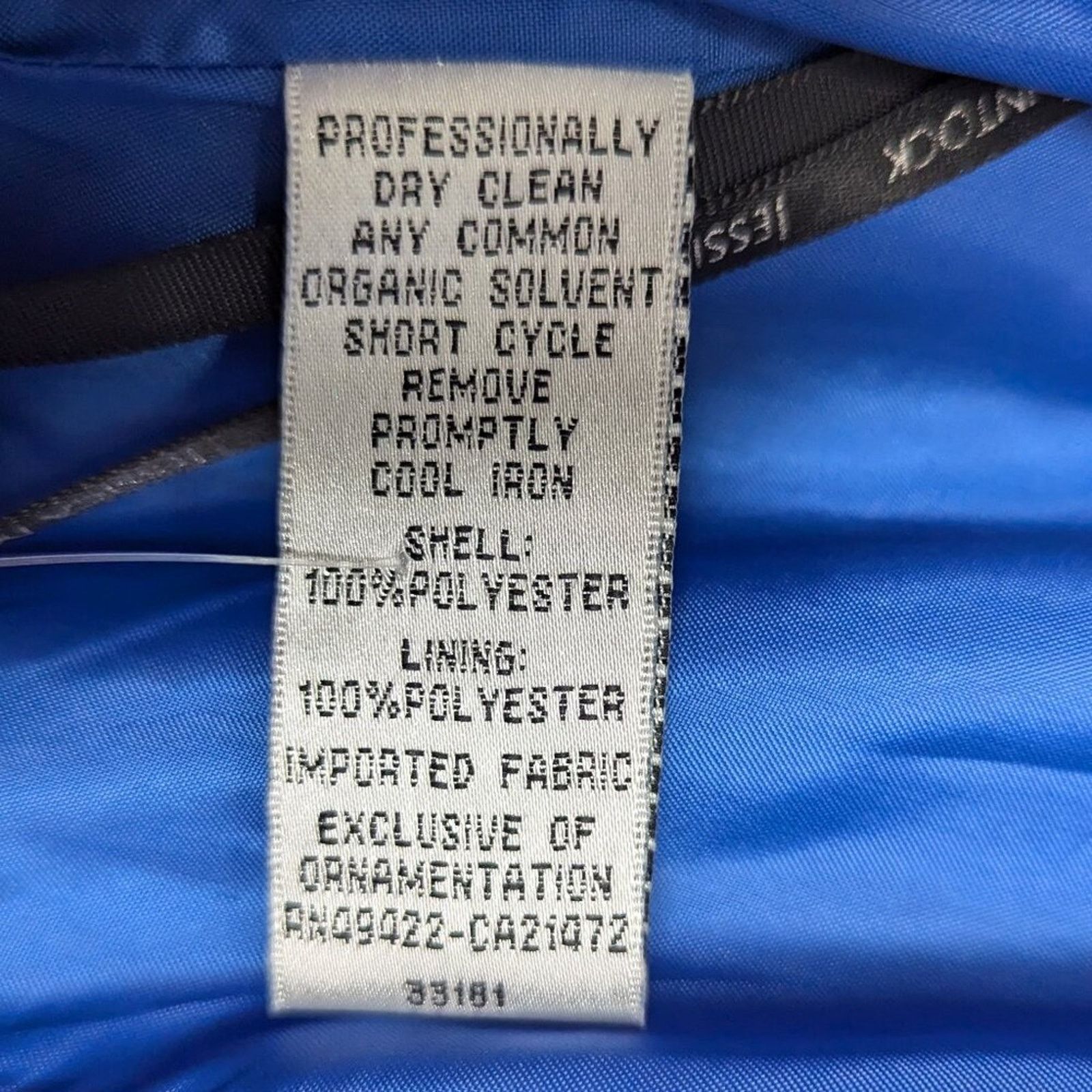 Jessica McClintock Vintage Jessica McClintock Gunne Sax Y2K Blue Mini Dress Size XS / US 0-2 / IT 36-38 - 7 Thumbnail