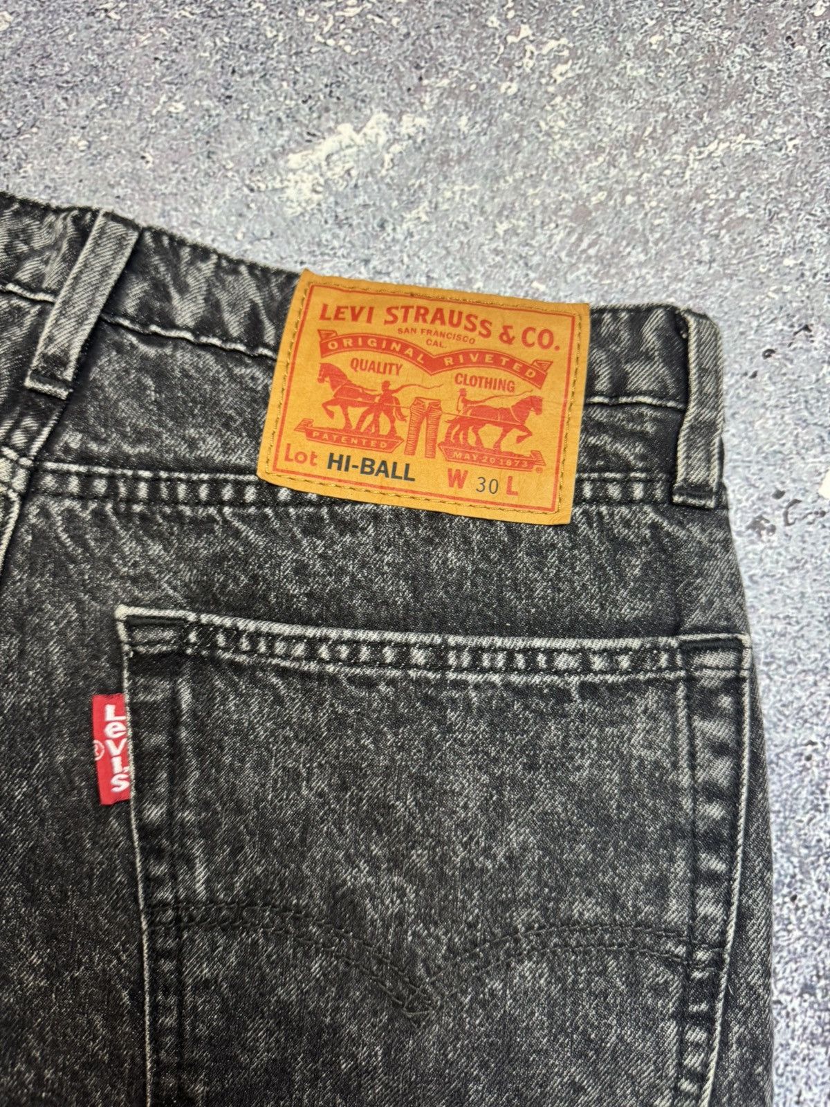 Levi's 💥CHIC LEVIS HI-BALL WMNS SHORT CUSTOM MADE Size 30" / US 8 / IT 44 - 4 Thumbnail
