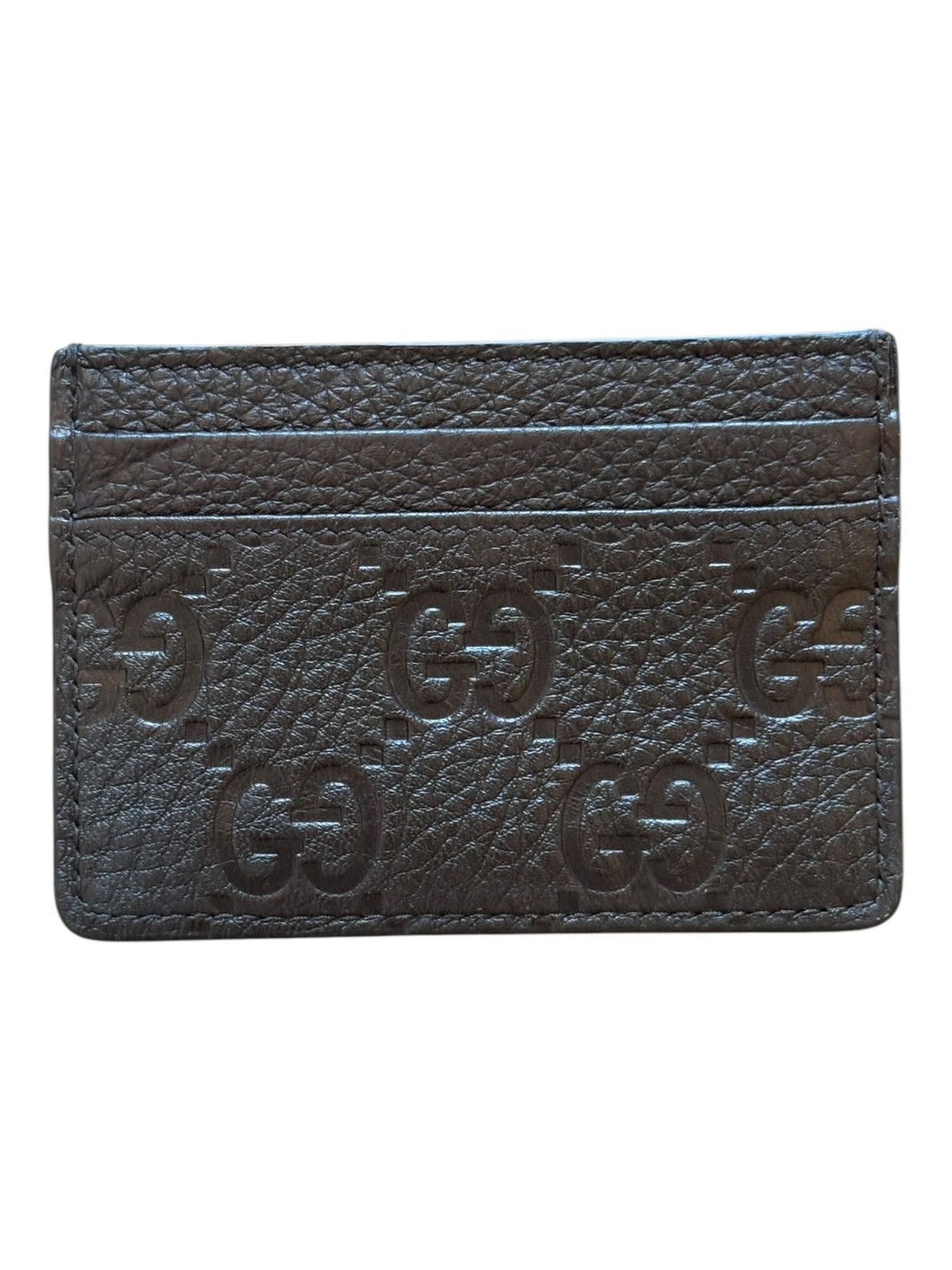 Gucci Gucci GG Emblem Card Case Size ONE SIZE - 1 Thumbnail