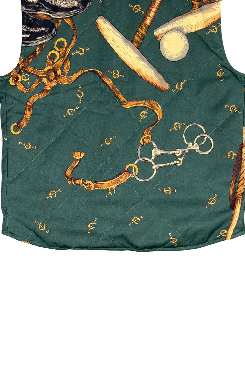 Polo Ralph Lauren FW99 Polo Sport Quilted Equestrian Graphic Vest Size US M / EU 48-50 / 2 - 10 Thumbnail