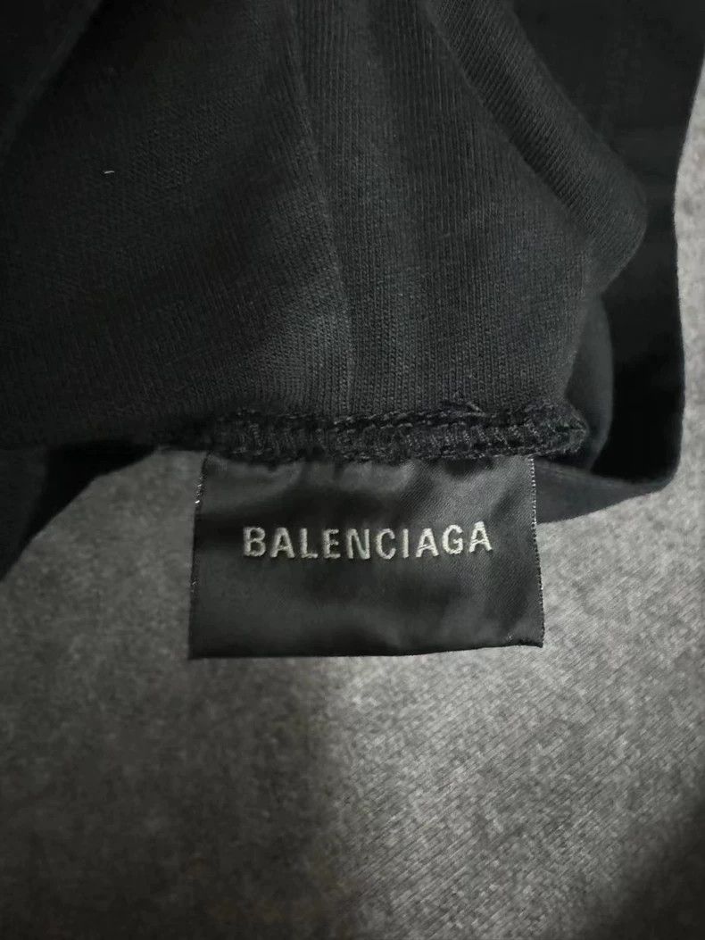 Balenciaga Balenciaga size 3 Rhinestone lace letter printed hooded pu Size L / US 10 / IT 46 - 4 Thumbnail