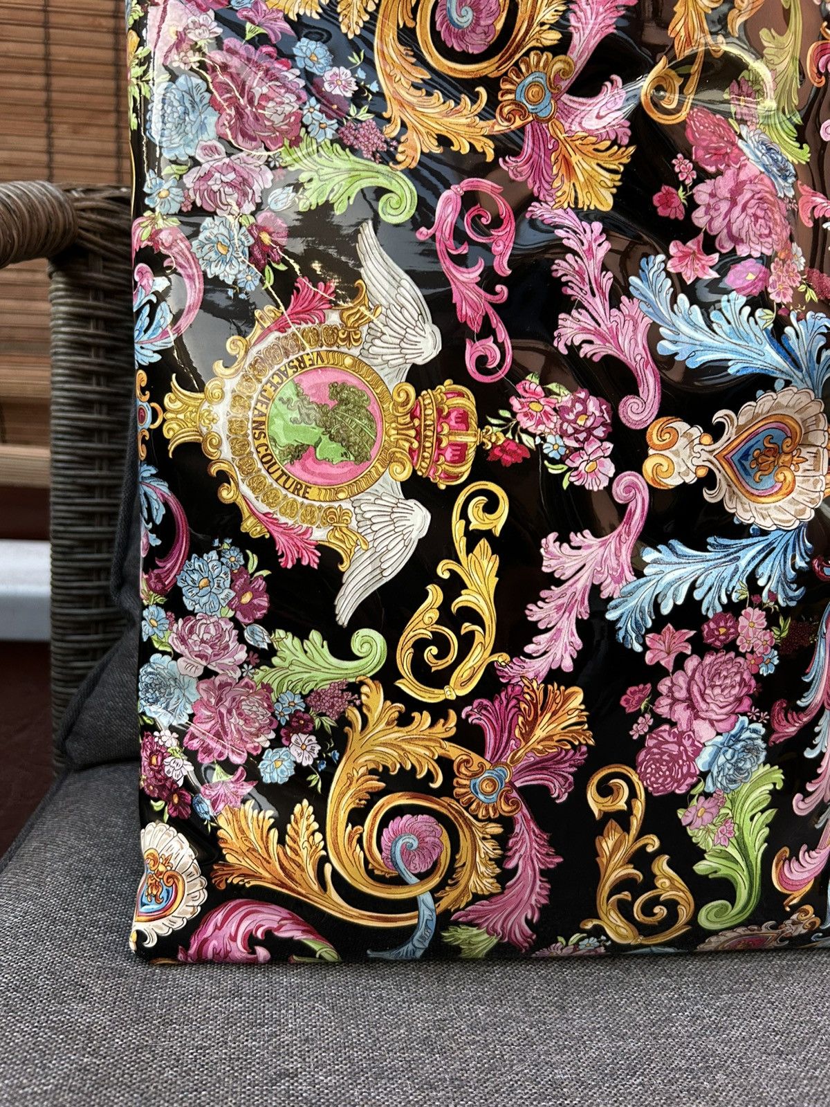 Versace Jeans Couture Versace Jeans Couture Versailles Baroque Print Tote Bag Size ONE SIZE - 6 Thumbnail