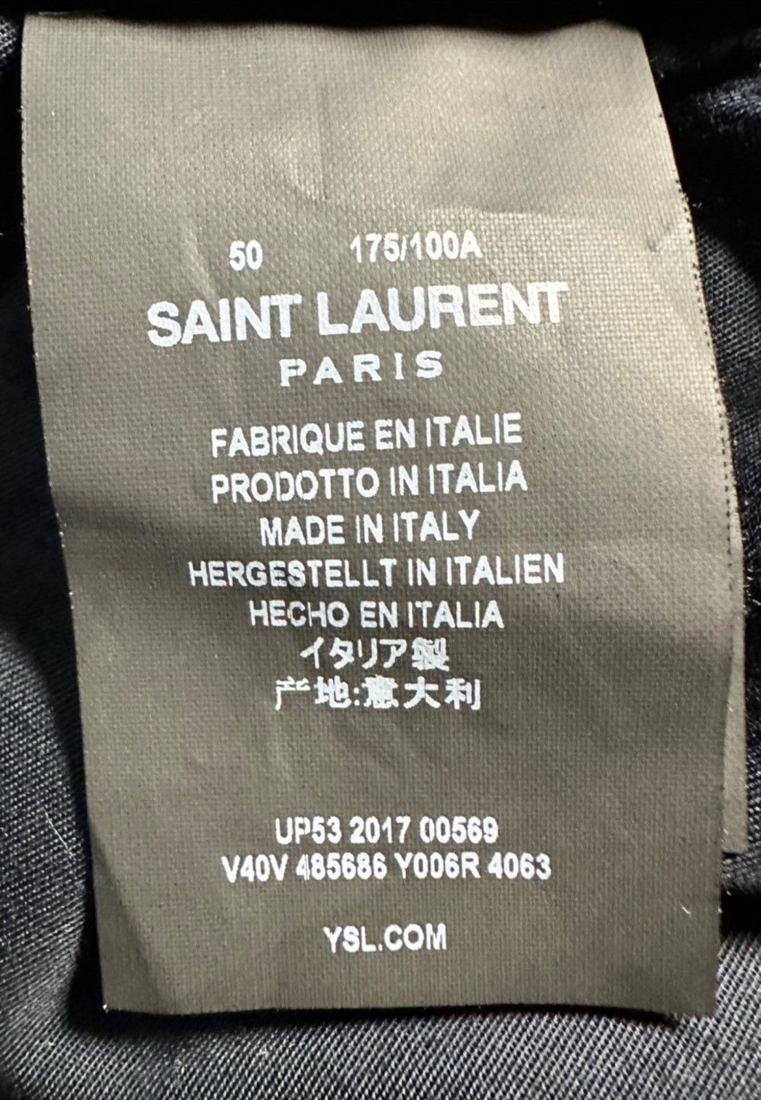 Saint Laurent Paris Saint Laurent Je T'Aime Corduroy Teddy Jacket Sz. 50 Size US M / EU 48-50 / 2 - 8 Thumbnail