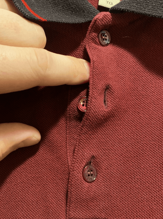 Burberry Burberry Men's Polo Shirt Burgundy Red XL - Slim Fit Size US XL / EU 56 / 4 - 5 Thumbnail