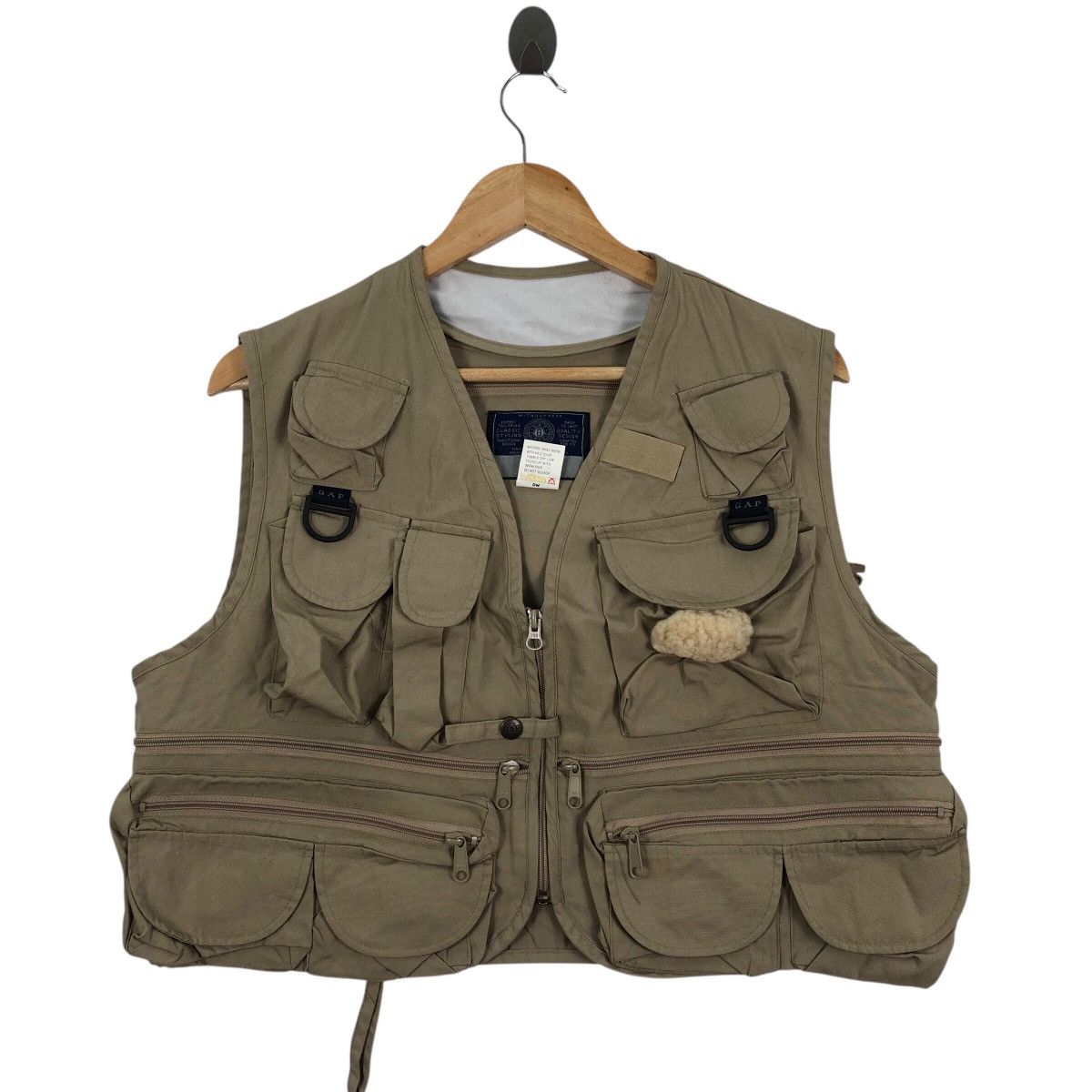 Gap × Vintage Vintage GAP USA HUNTING Tactical Vest Without Peer Size US M / EU 48-50 / 2 - 2 Thumbnail