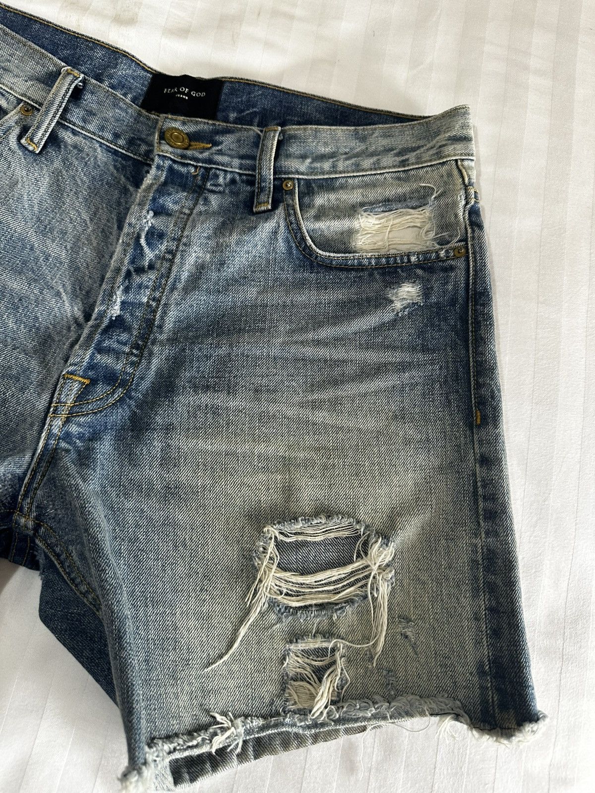 Fear of God 5th collection denim short Size US 30 / EU 46 - 3 Thumbnail