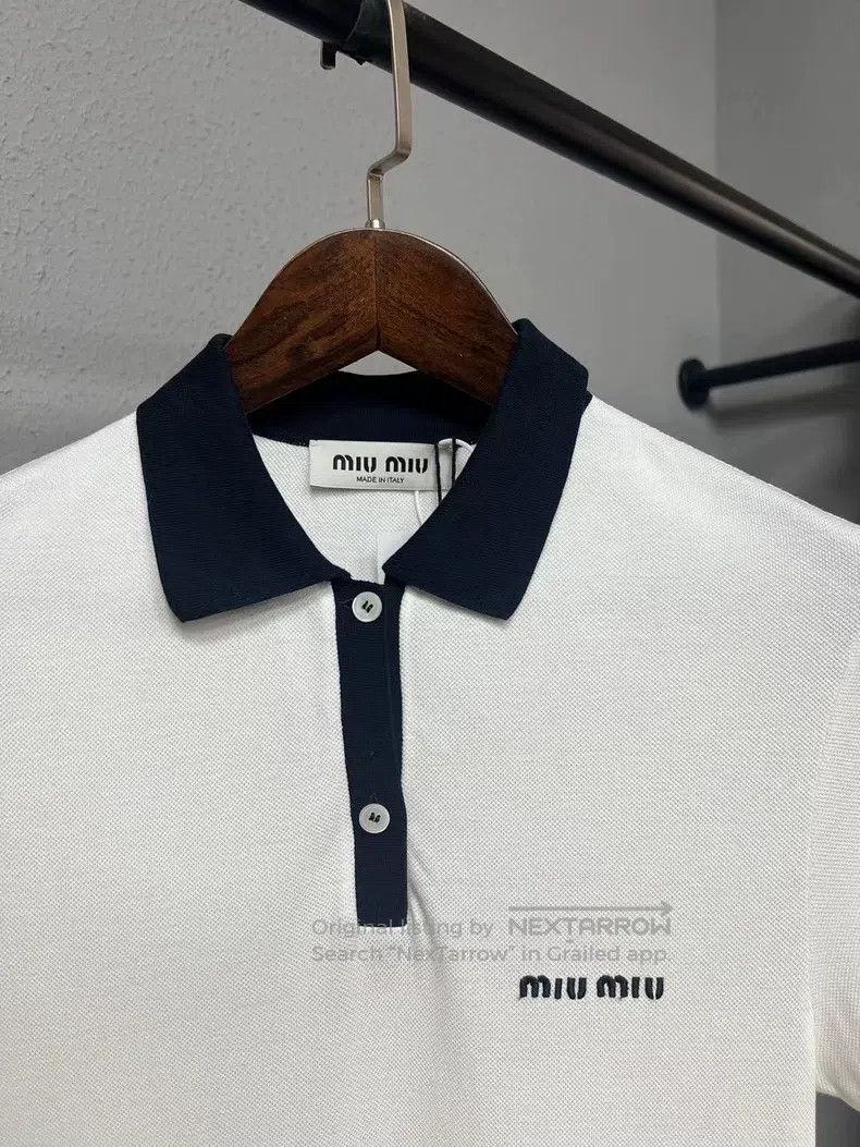 Miu Miu Miu Miu Size XS New POLO short-sleeved dress Size XS / US 0-2 / IT 36-38 - 3 Thumbnail