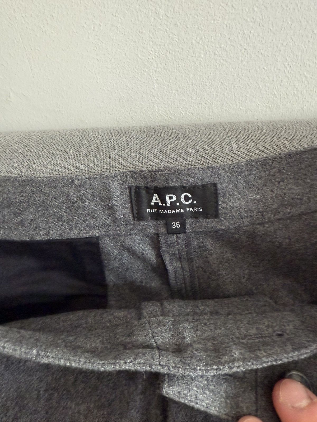 A.P.C. Wool Pants Size 36 Size US 36 / EU 52 - 2 Thumbnail