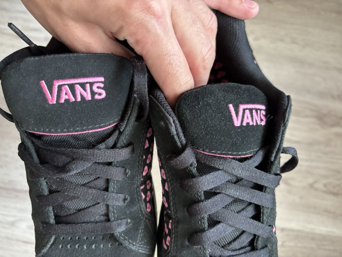 Vans Vans Decline Women’s 6.5 Pink Heart Skull Rare 2009 Y2K Emo Size US 6.5 / IT 36.5 - 16 Thumbnail