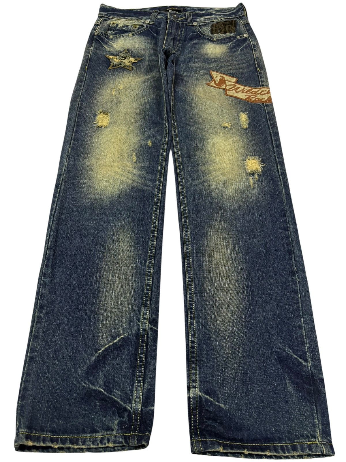 Vtg Kamimura Tokyo Japan Mud Washed Jeans