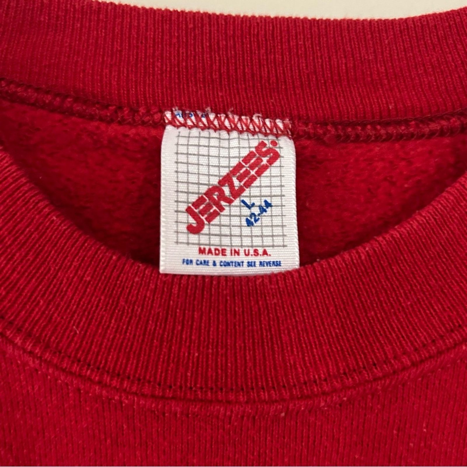 Jerzees Vintage Stanford University Cardinal Sweater Size US L / EU 52-54 / 3 - 3 Thumbnail