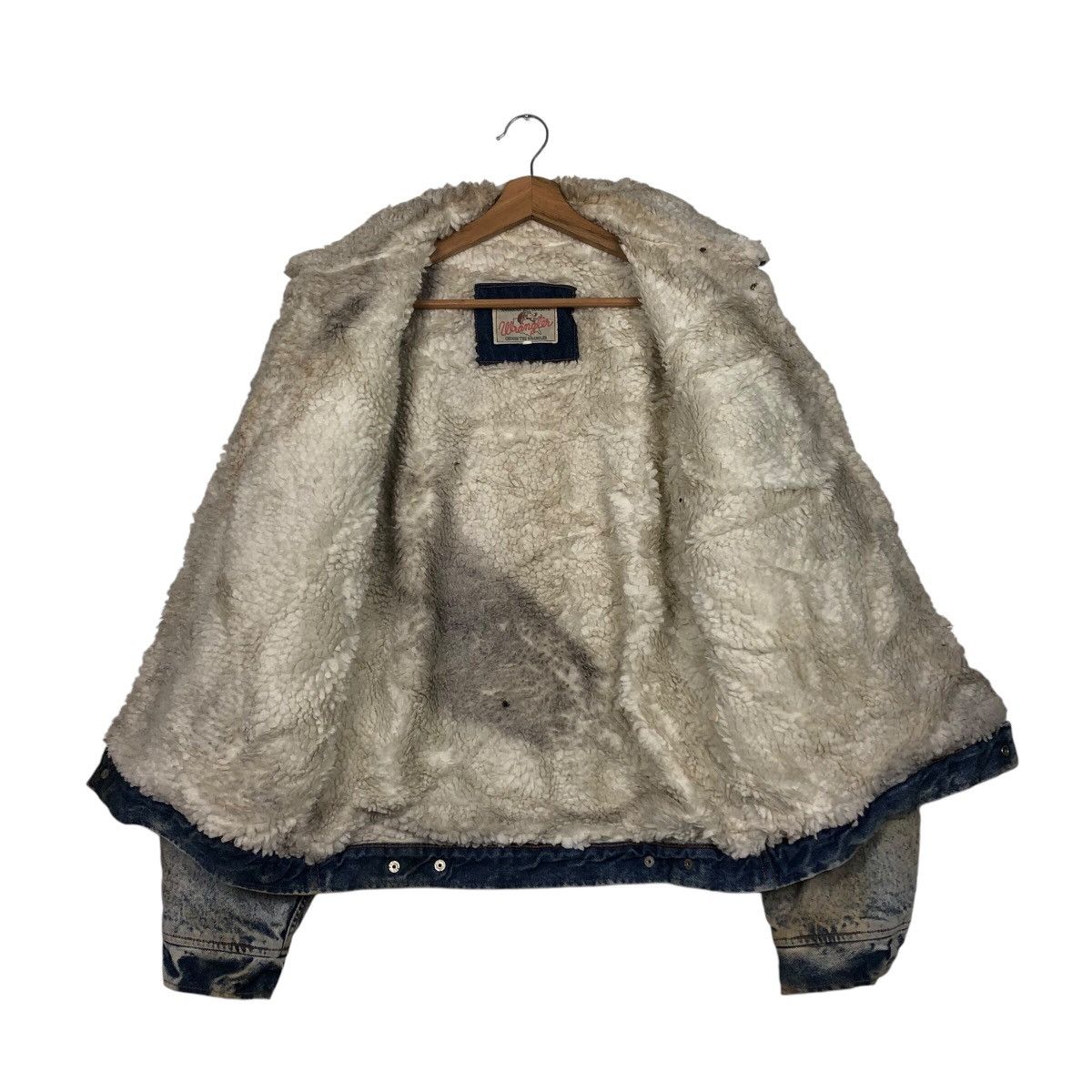 Japanese Brand × Vintage 📌Vintage Trucker Denim Jacket Wrangler American Cowboys Size US M / EU 48-50 / 2 - 13 Thumbnail