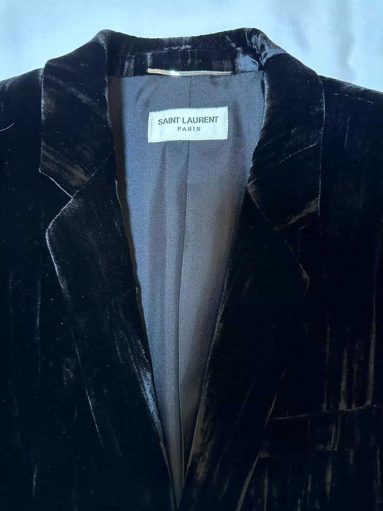 Saint Laurent Paris Saint Laurent Paris Velvet blazer Size 46R - 4 Thumbnail