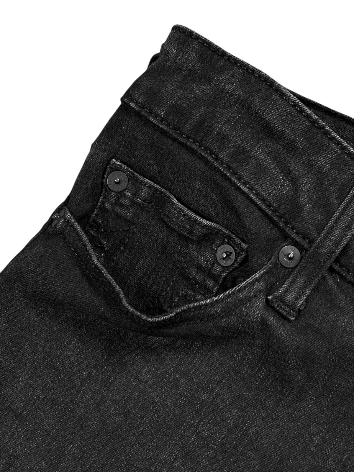 True Religion True Religion Tony Skinny Full Black Opium Stretch Jeans W33 Size US 33 - 10 Thumbnail