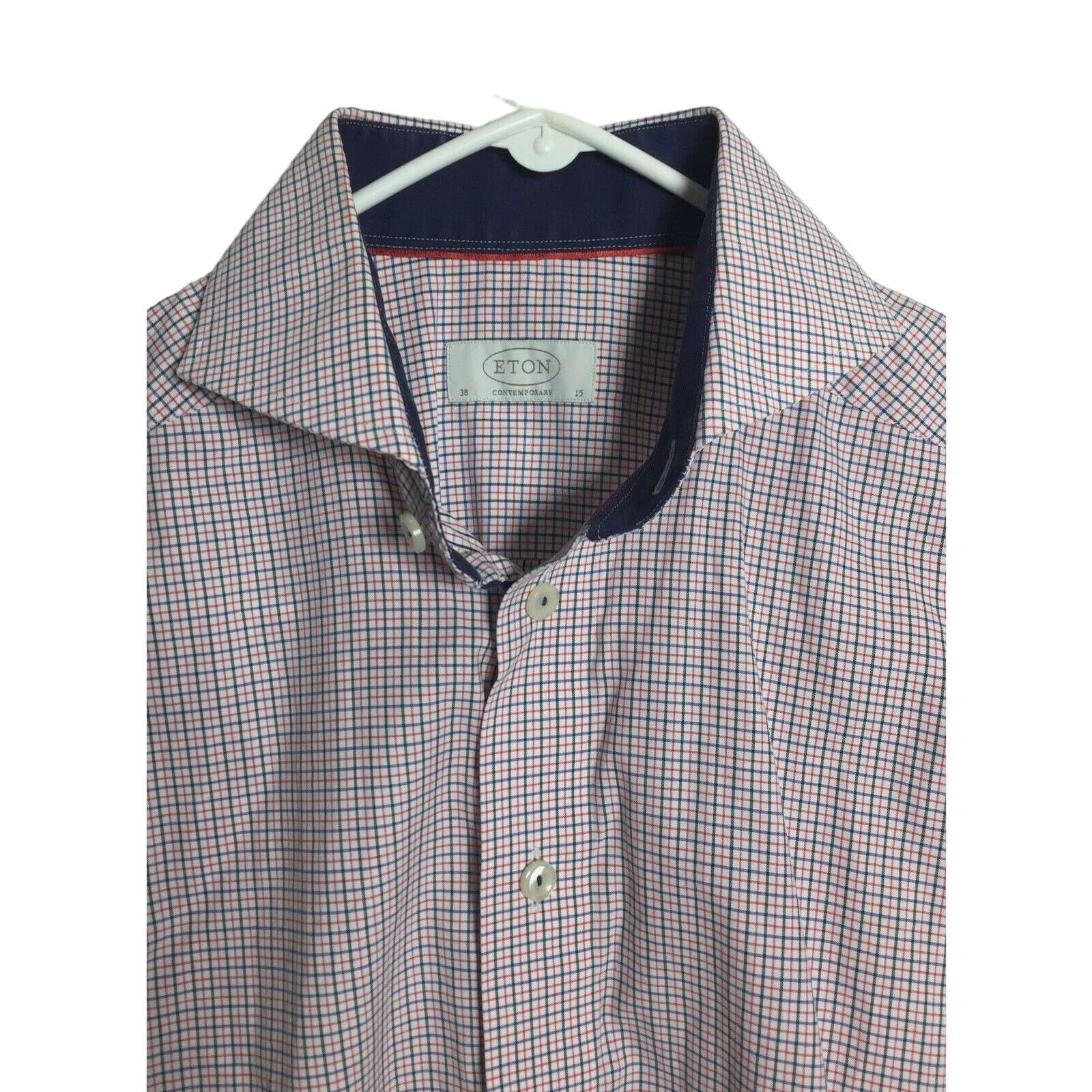 Eton Eton Of Sweden Men's Contemporary Cotton Dress Shirt Size 15 Size US S / EU 44-46 / 1 - 5 Thumbnail