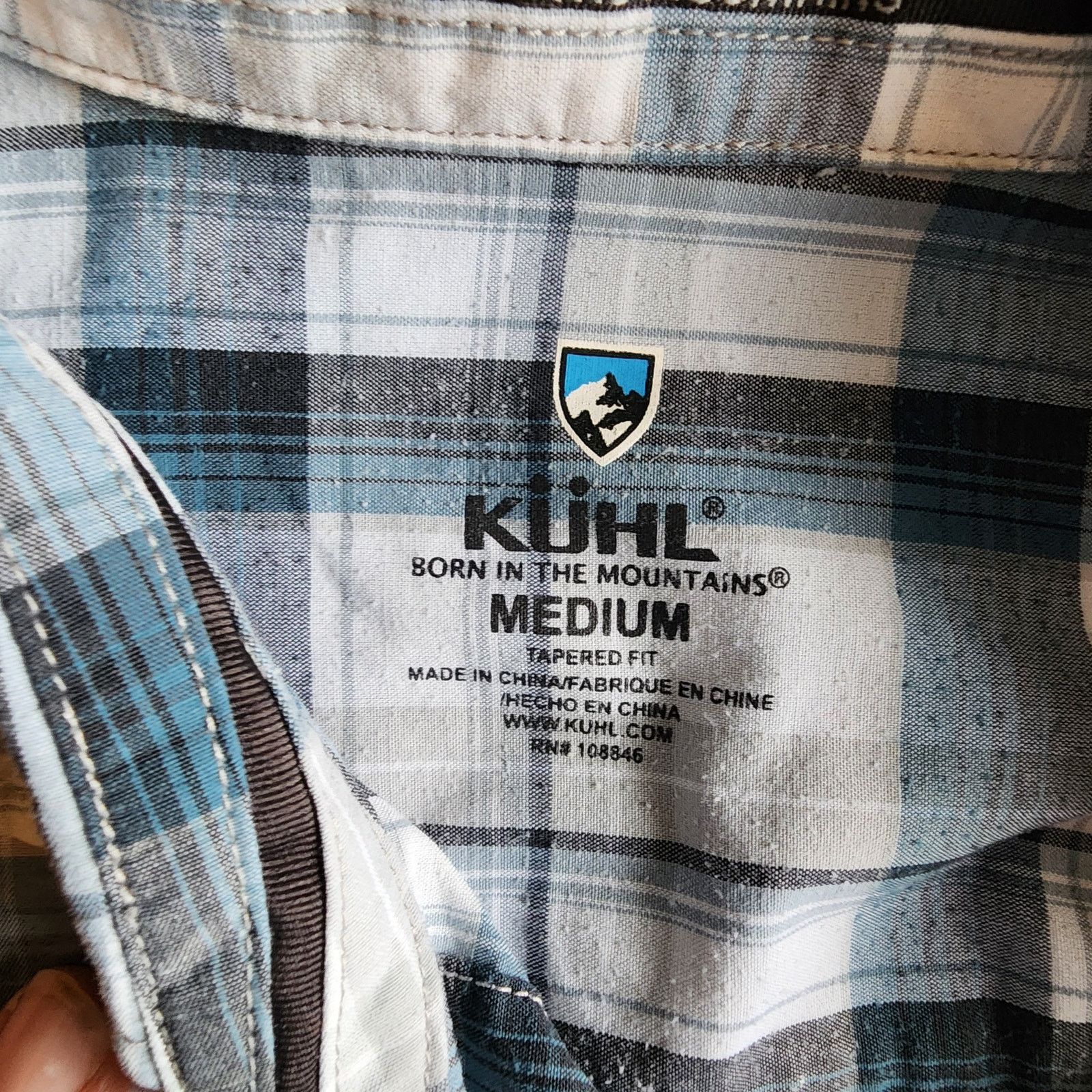 Kuhl Kuhl Men's Medium Plaid Short Sleeve Button-Up Size US M / EU 48-50 / 2 - 4 Thumbnail