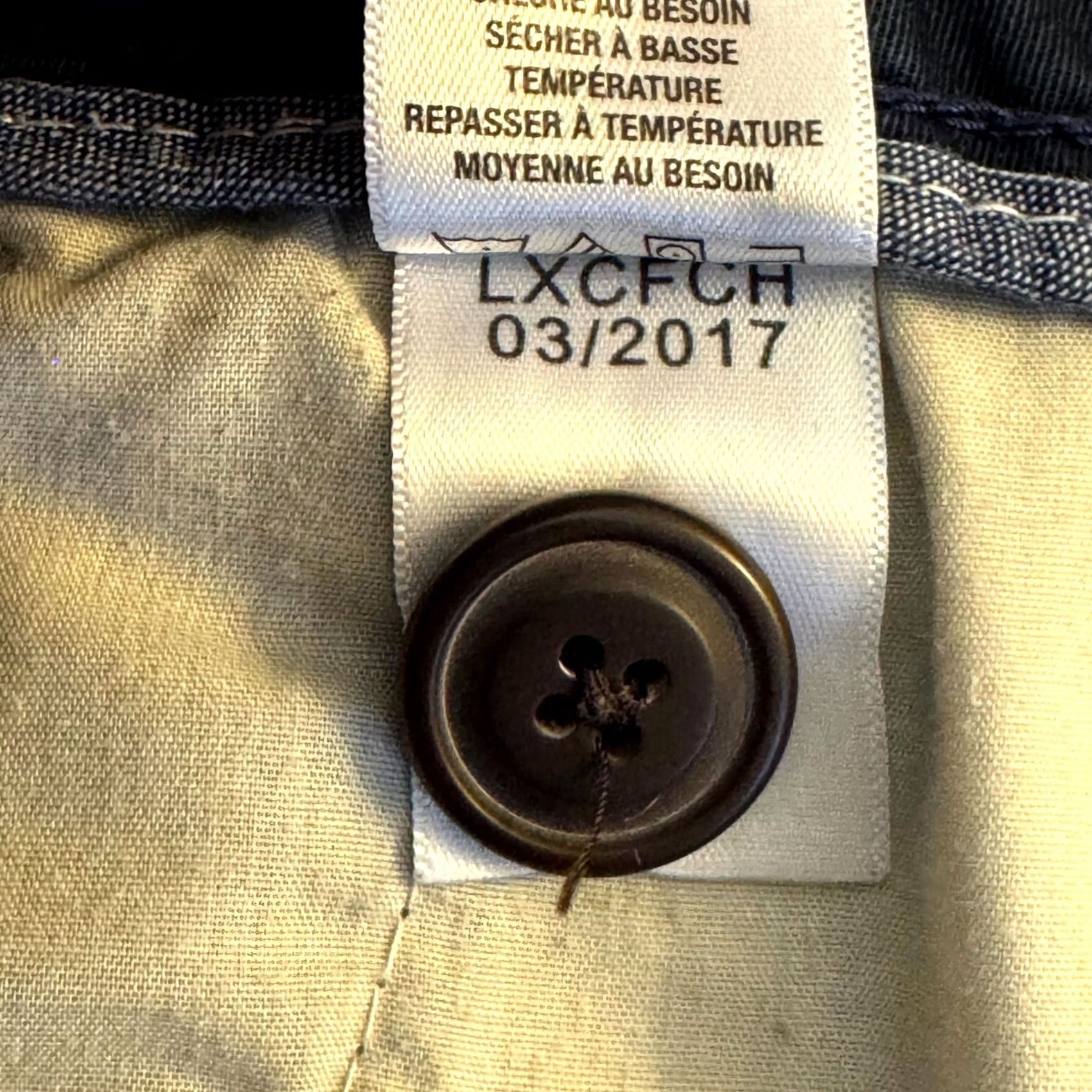 Vintage Men Chino Shorts Size 32 Blue Flat Front Classic Casual Mid Rise Zip Fly Size US 32 / EU 48 - 4 Thumbnail